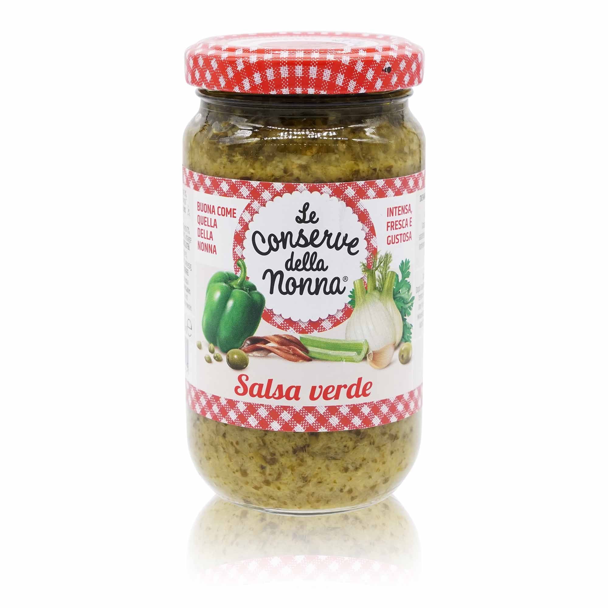 LE CONSERVE DELLA NONNA Salsa verde – Gemüsesosse - 0,190kg