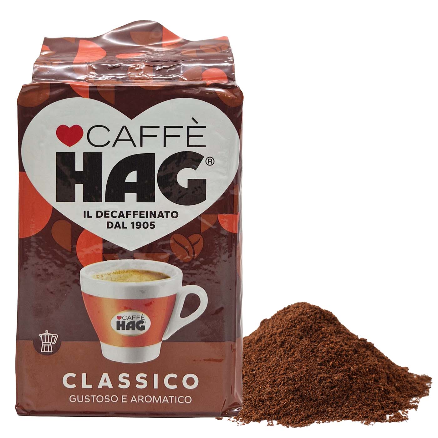 HAG Caffè Classico Decaffeinato - Kaffee entkoffeiniert - 0,250kg