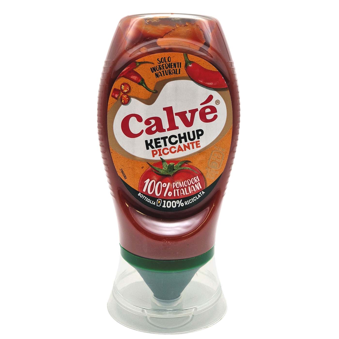CALVÉ Ketchup Piccante - Würziger scharfer Ketchup - 0,250l