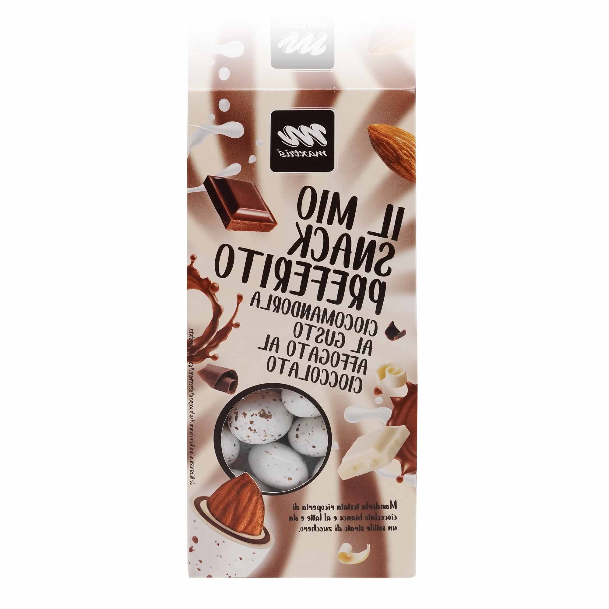MAXTRIS Confetti Ciocomandorla affog. cioccol – Mandelkonfetti mit weisser Schokolade - 0,150kg