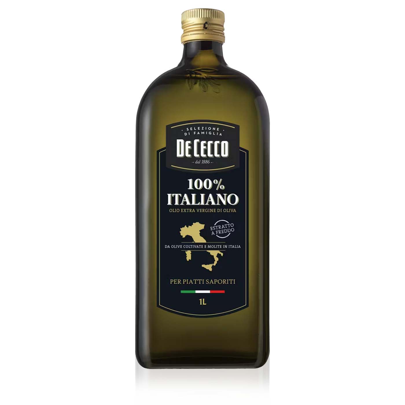 DE CECCO Olio extra vergine 100% italiano-Olivenöl extra 100% italienisch - 0,75l