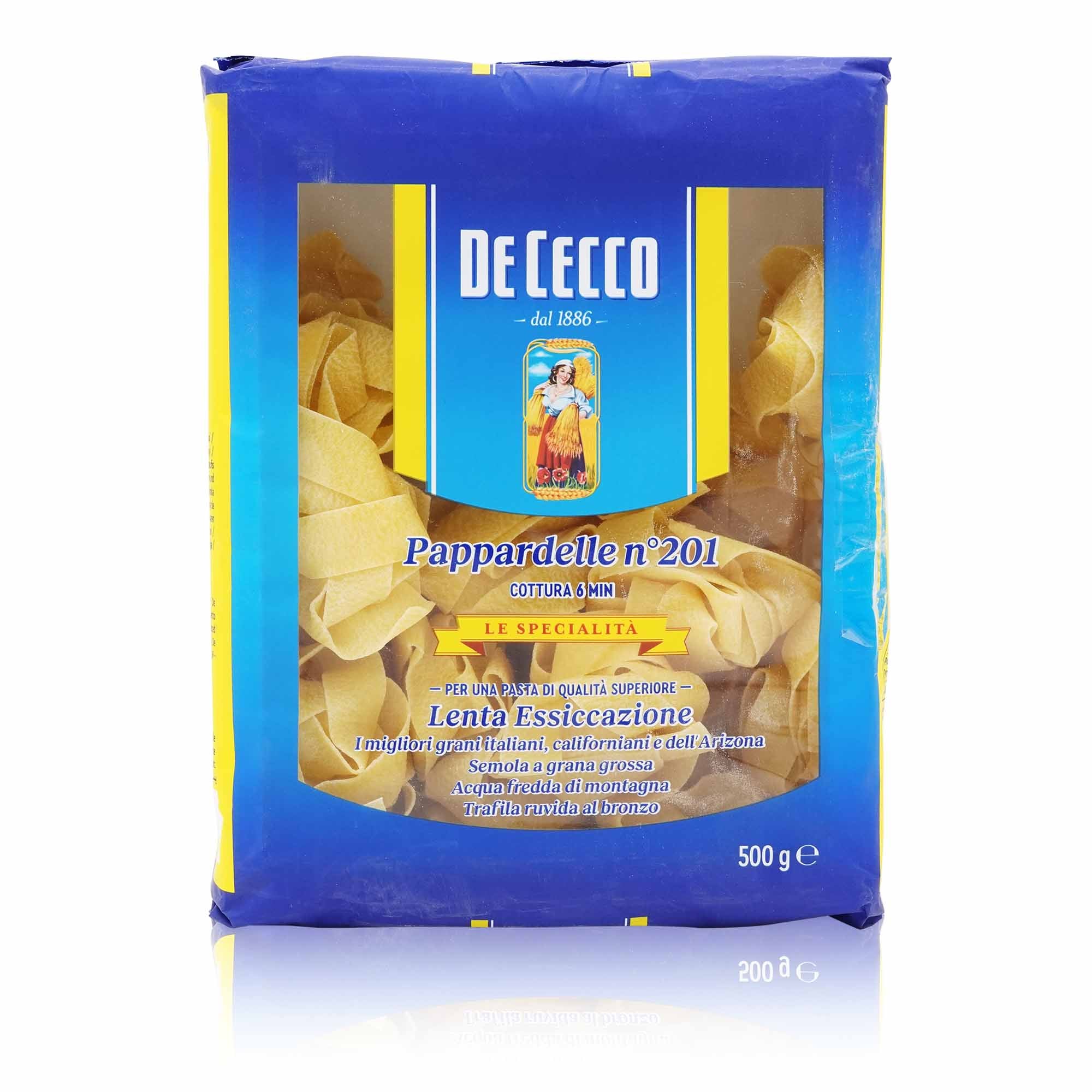 DE CECCO Pappardelle n° 201 – Pappardelle Nr.201 - 0,5kg