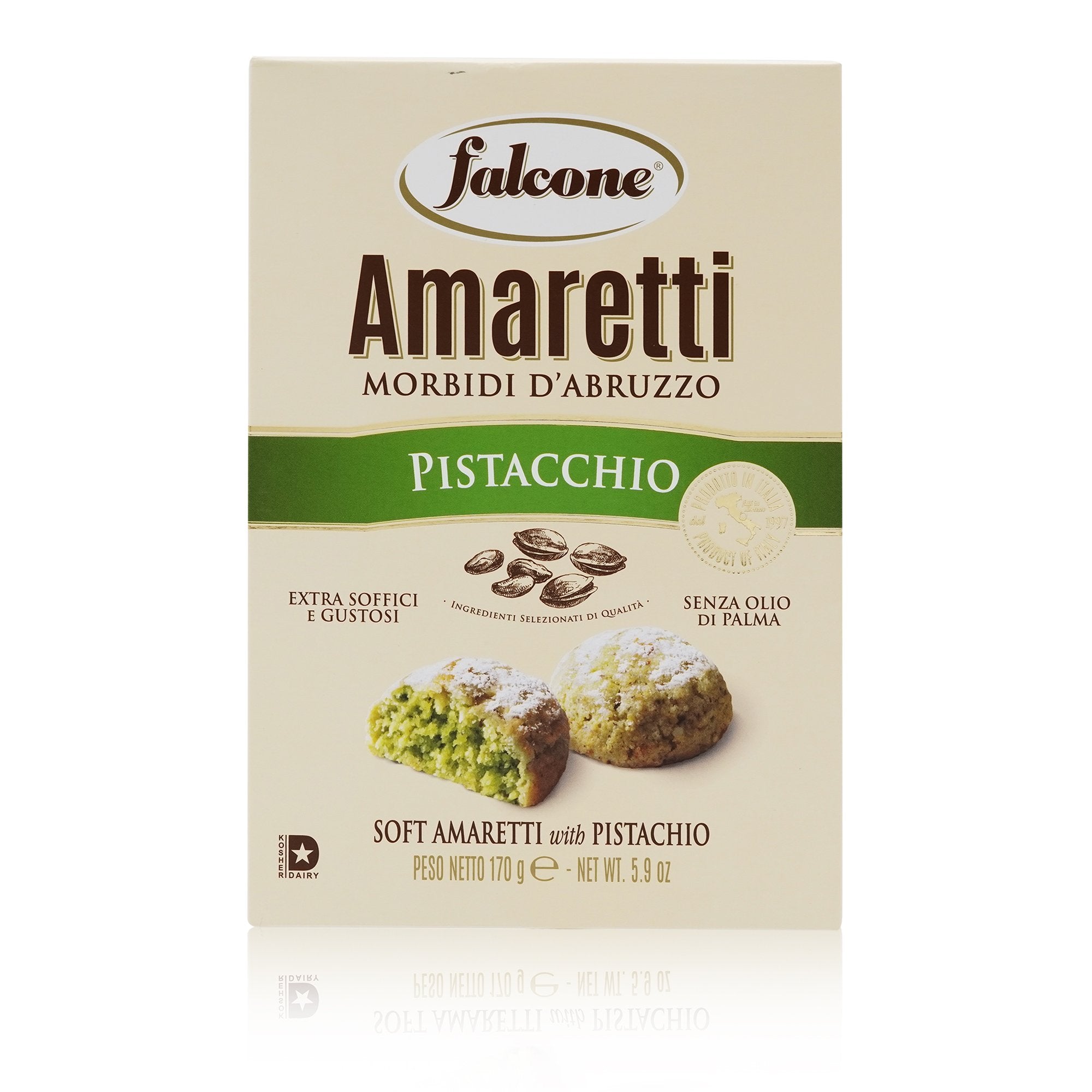 FALCONE Amaretti al pistacchio – Amaretti mit Pistazien - 0,170kg