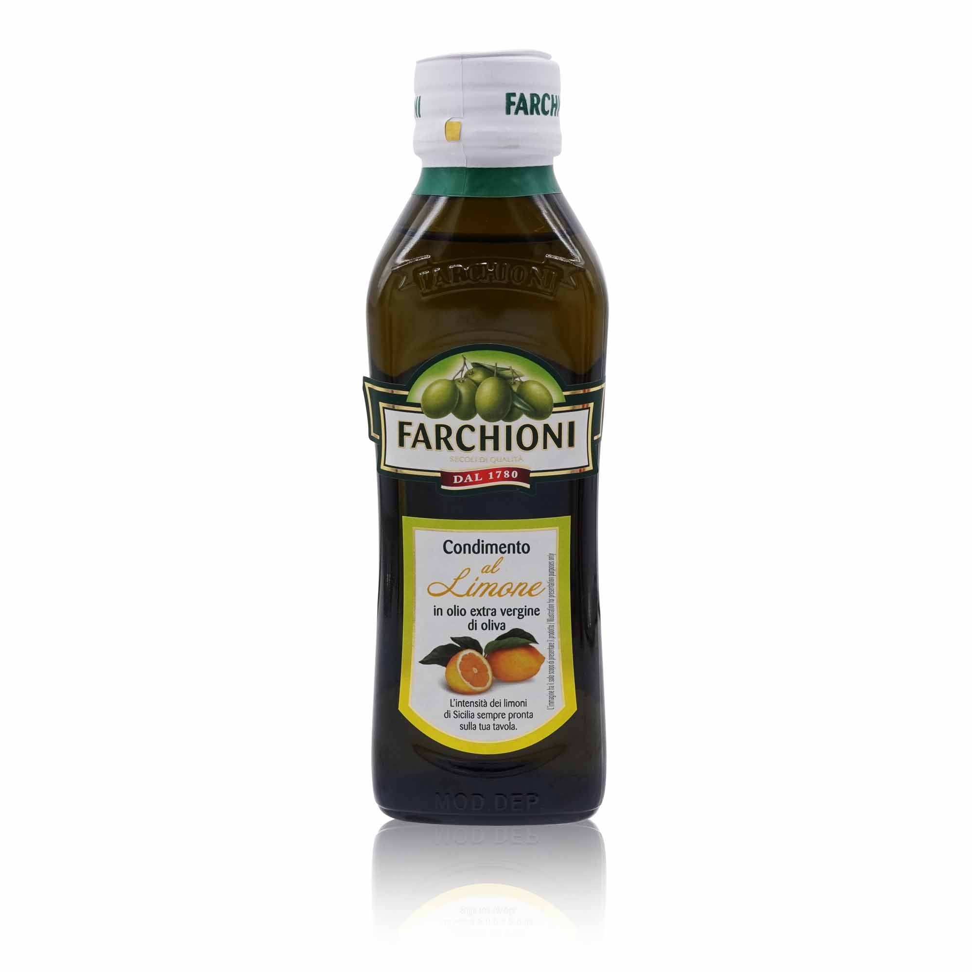 FARCHIONI Olio E.V. al limone – Olivenöl nativ extra Zitronenaroma - 0,250l