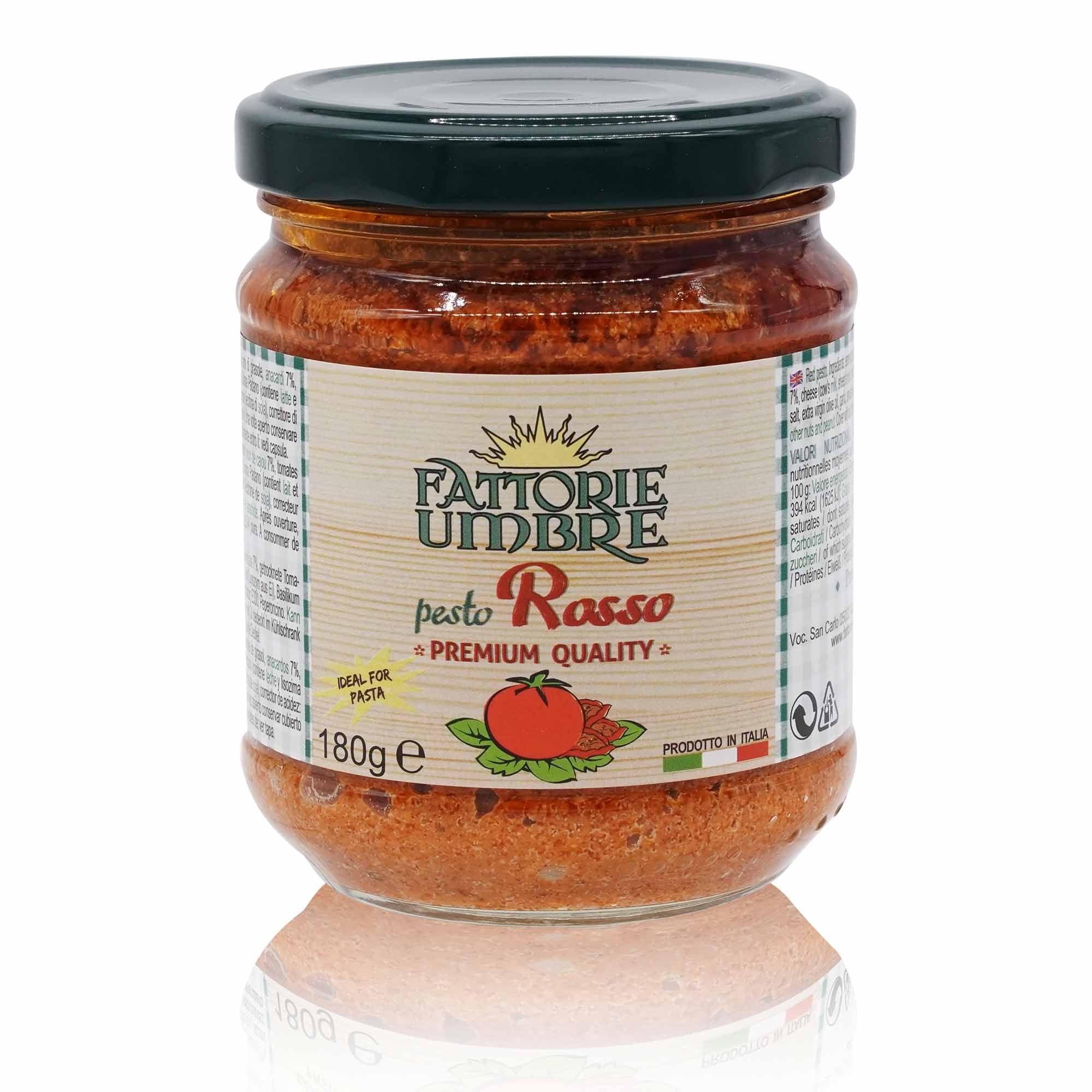 FATTORIE UMBRE Pesto Rosso – Rotes Pesto - 0,180kg