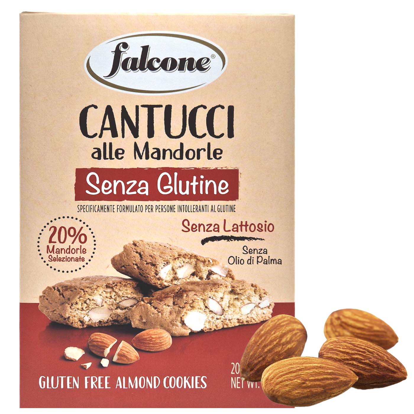 Falcone Cantucci Mandelgebäck glutenfrei 200g