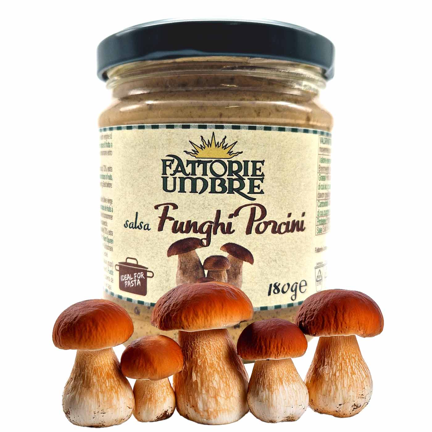 Fattorie Umbre salsa Funghi Porcini 180g