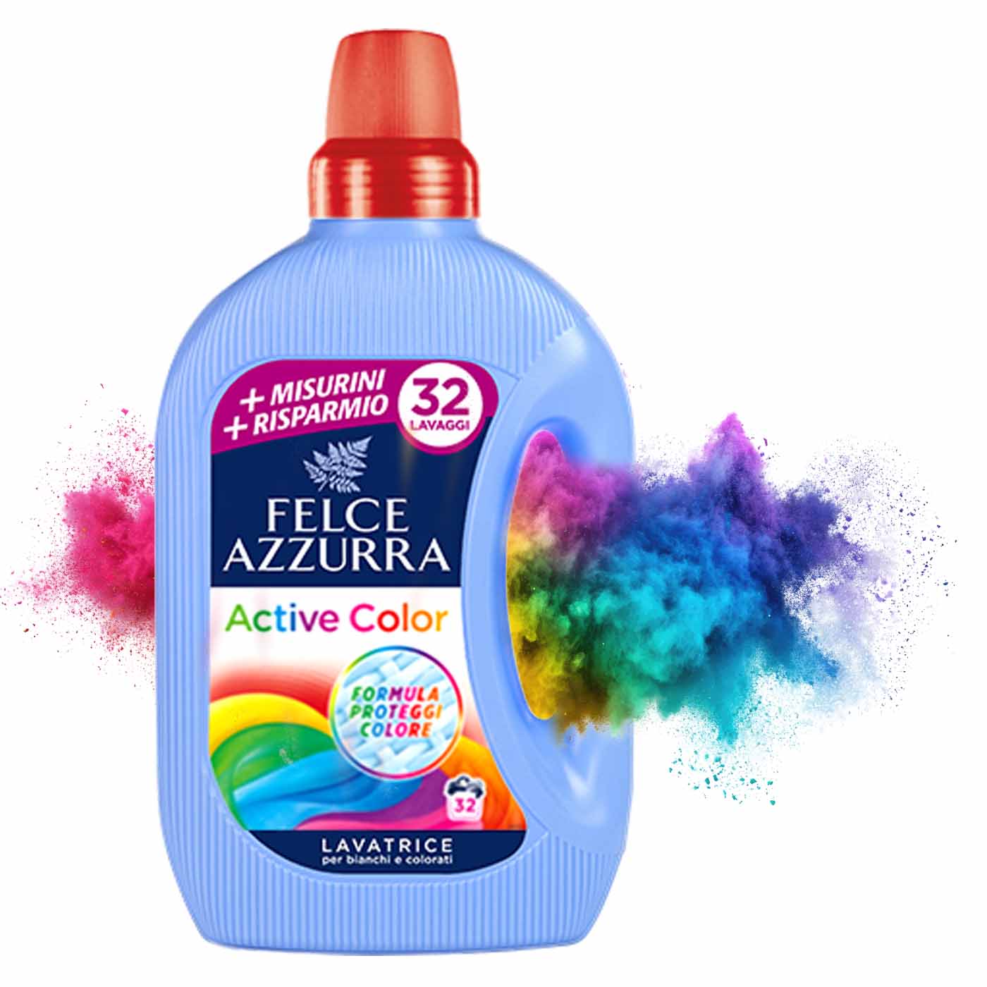 Felce Azzurra Active Color Detergente liquido 32 lavaggi 1,560l