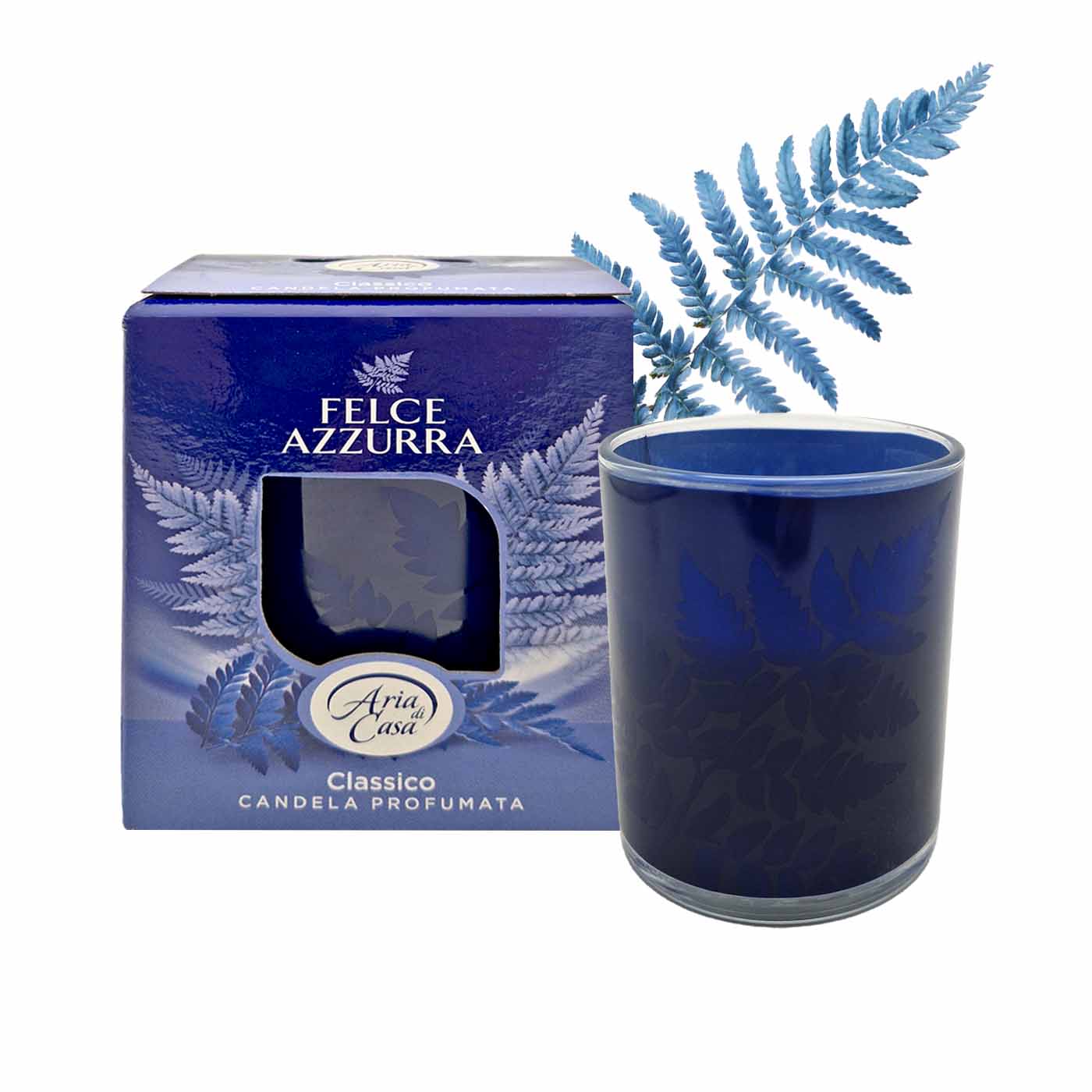 Felce Azzurra Candela Bicchiere Classcio 120g