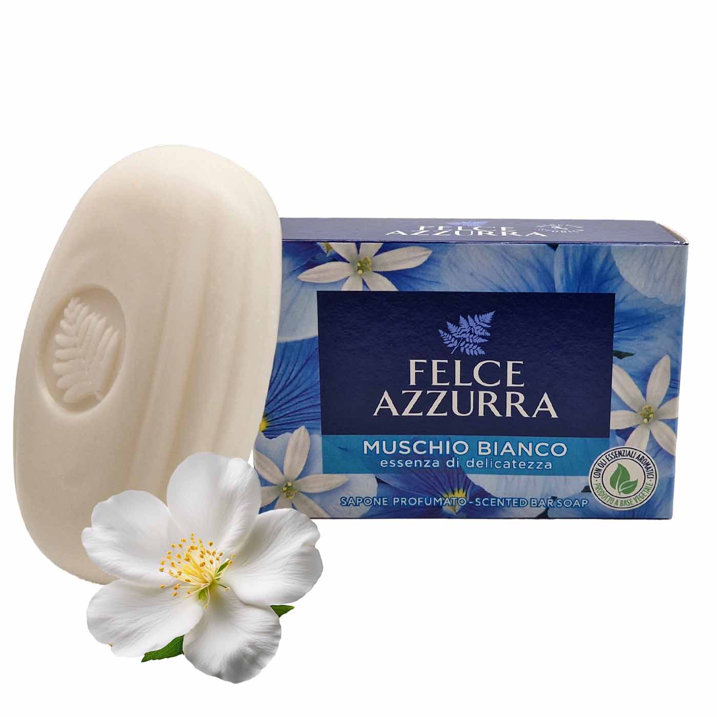 Felce Azzurra Muschio Bianco Sapone 100g