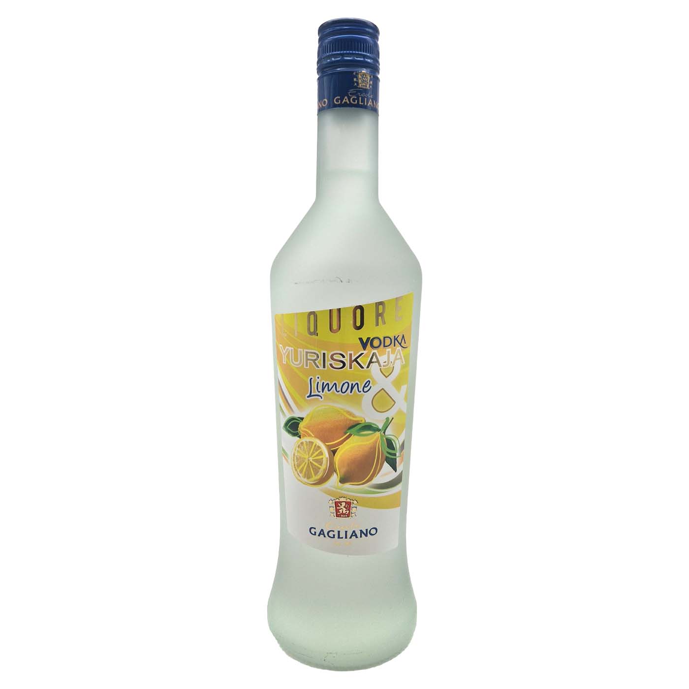 GAGLIANO Liquore Vodka Yuriskaja Limone-Likör auf Wodkabasis Zitrone - 0,7l