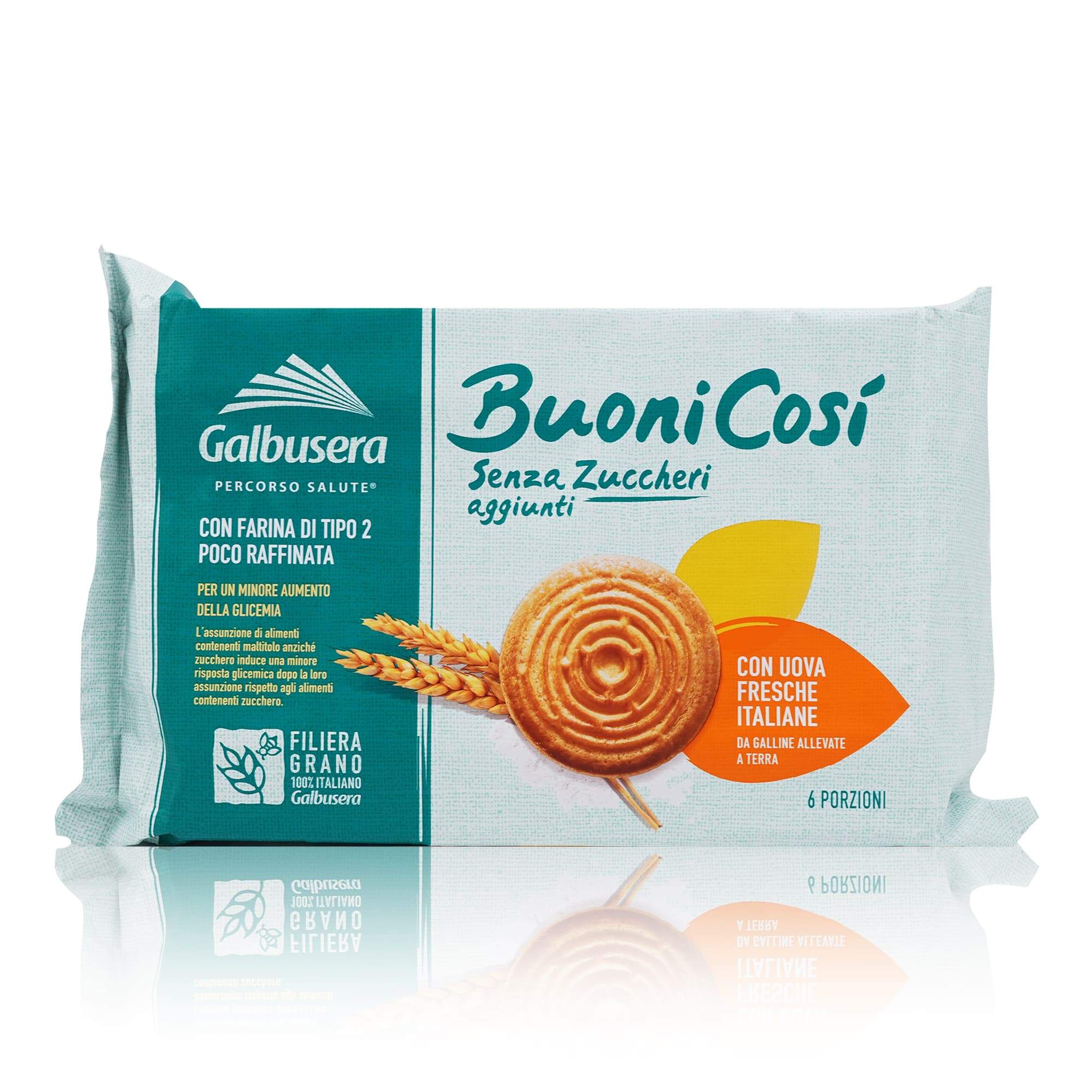 GALBUSERA Biscotti Senza Zuccheri BuoniCosi – Kekse ohne Zuckerzusatz BuoniCosi - 0,330kg