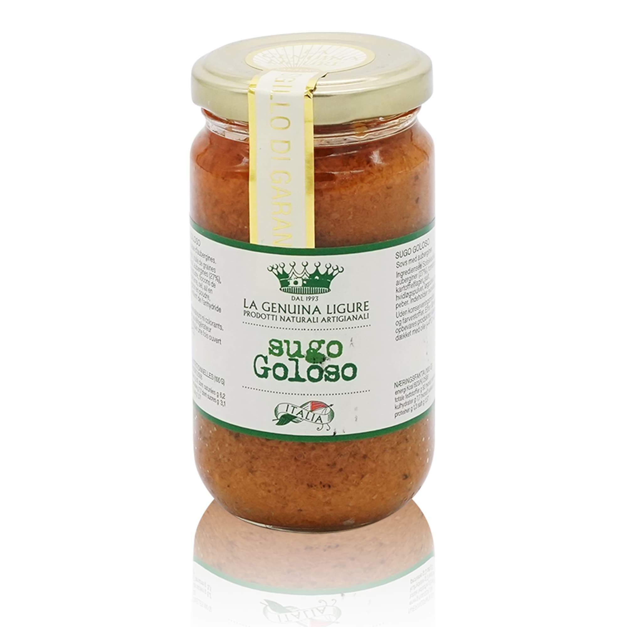 GENUINA LIGURE Sugo Goloso – Pasta-Sauce Goloso - 0,18kg