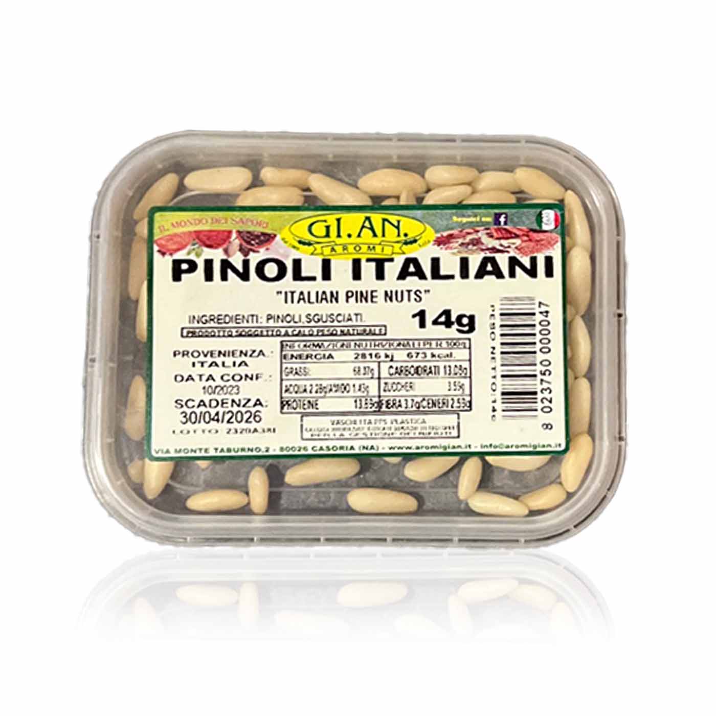 GI AN Pinoli Italiani- Italienische Pinienkerne- 0,014kg