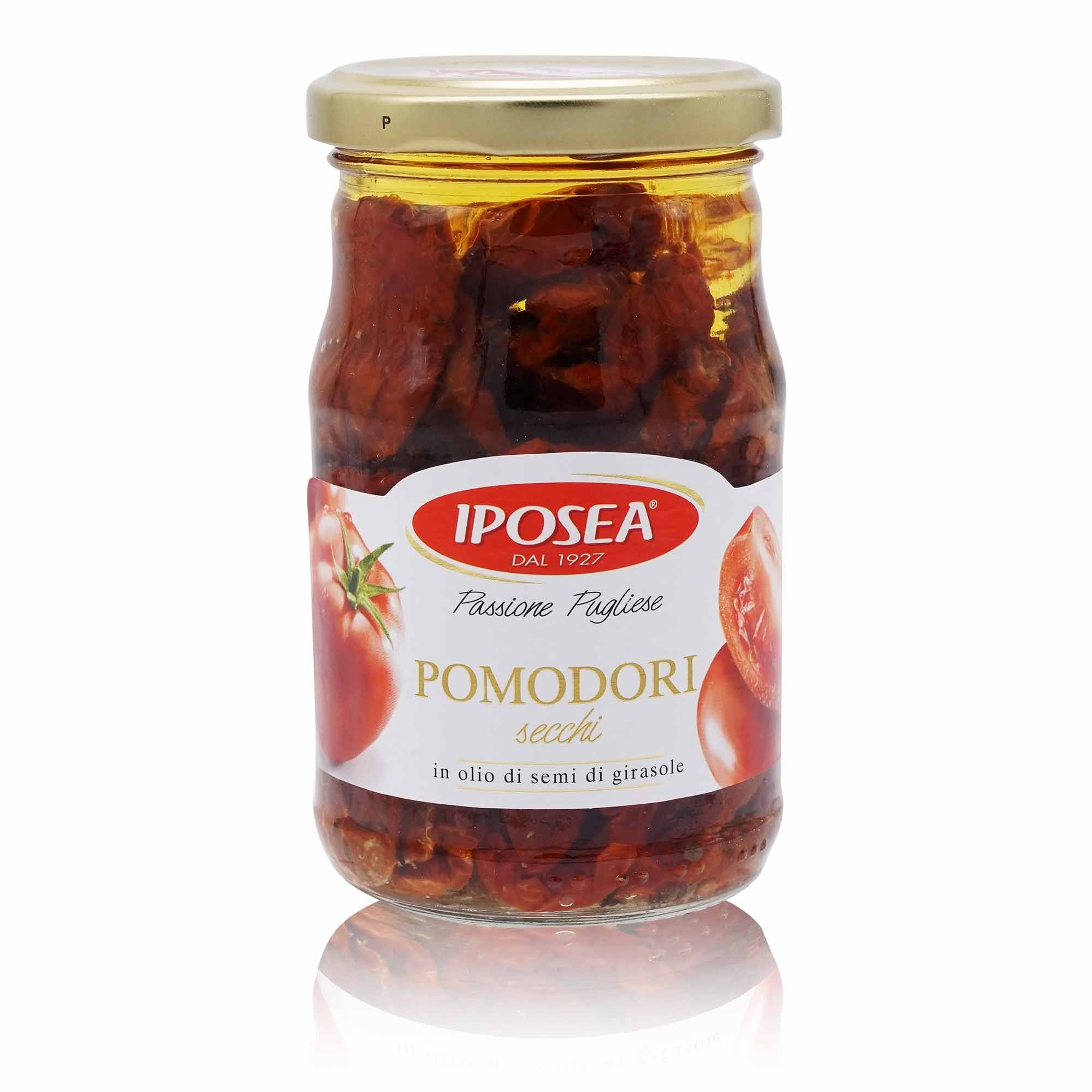 IPOSEA Pomodori secchi in olio – Getrocknete Tomaten in Öl - 0,280kg