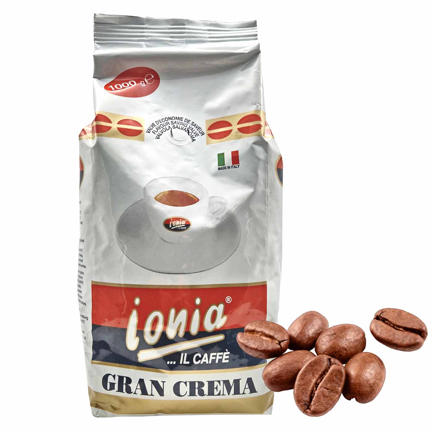 Ionia Espressobohnen Gran Crema 1kg