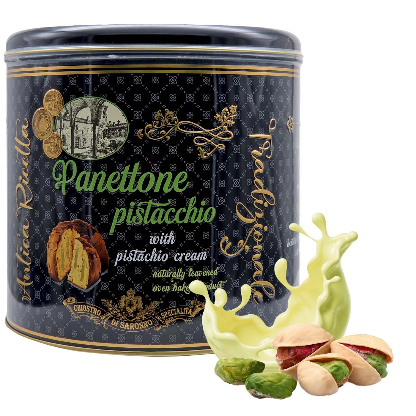 LAZZARONI Panettone Pistaziencreme 750g