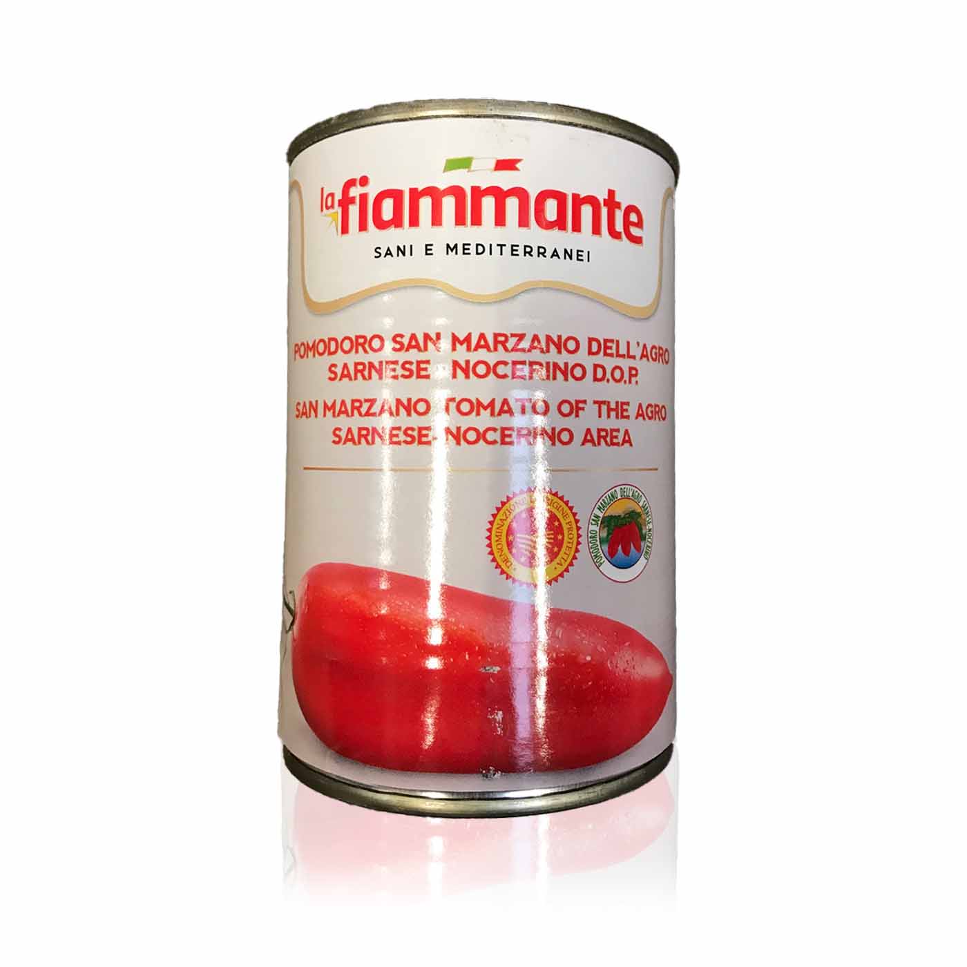LA FIAMMANTE Pelati- Geschälte Tomaten- 0,4kg