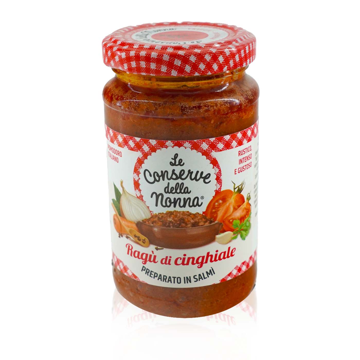 LE CONSERVE DELLA NONNA Ragù di cinghiale-Sauce auf Wildschweinfleischbasis - 0,19kg