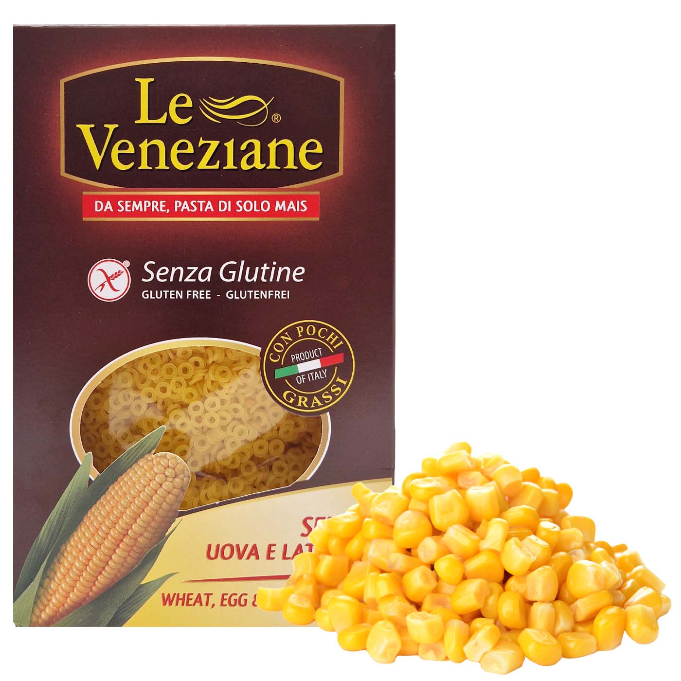 LE VENEZIANE Anellini senza glutine-Anellini glutenfrei - 0,25kg