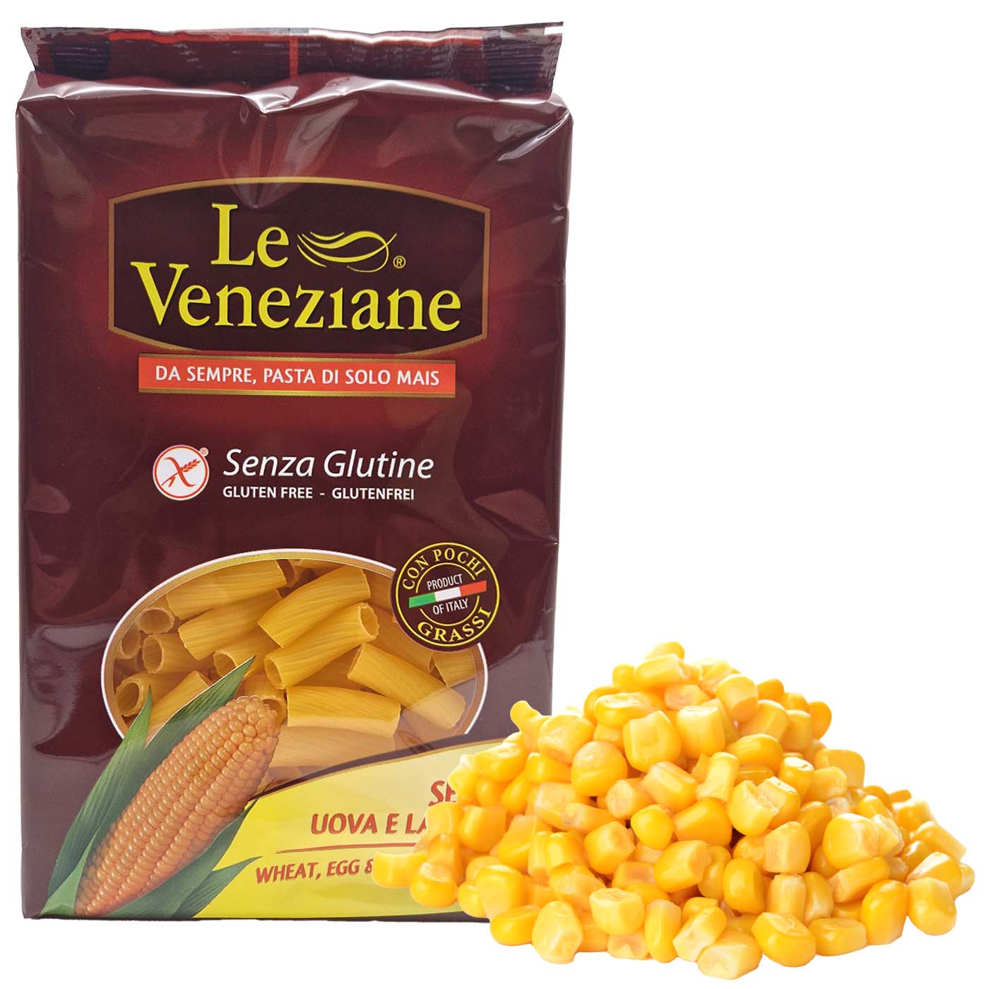 LE VENEZIANE Rigatoni senza glutine-Rigatoni glutenfrei - 0,25kg