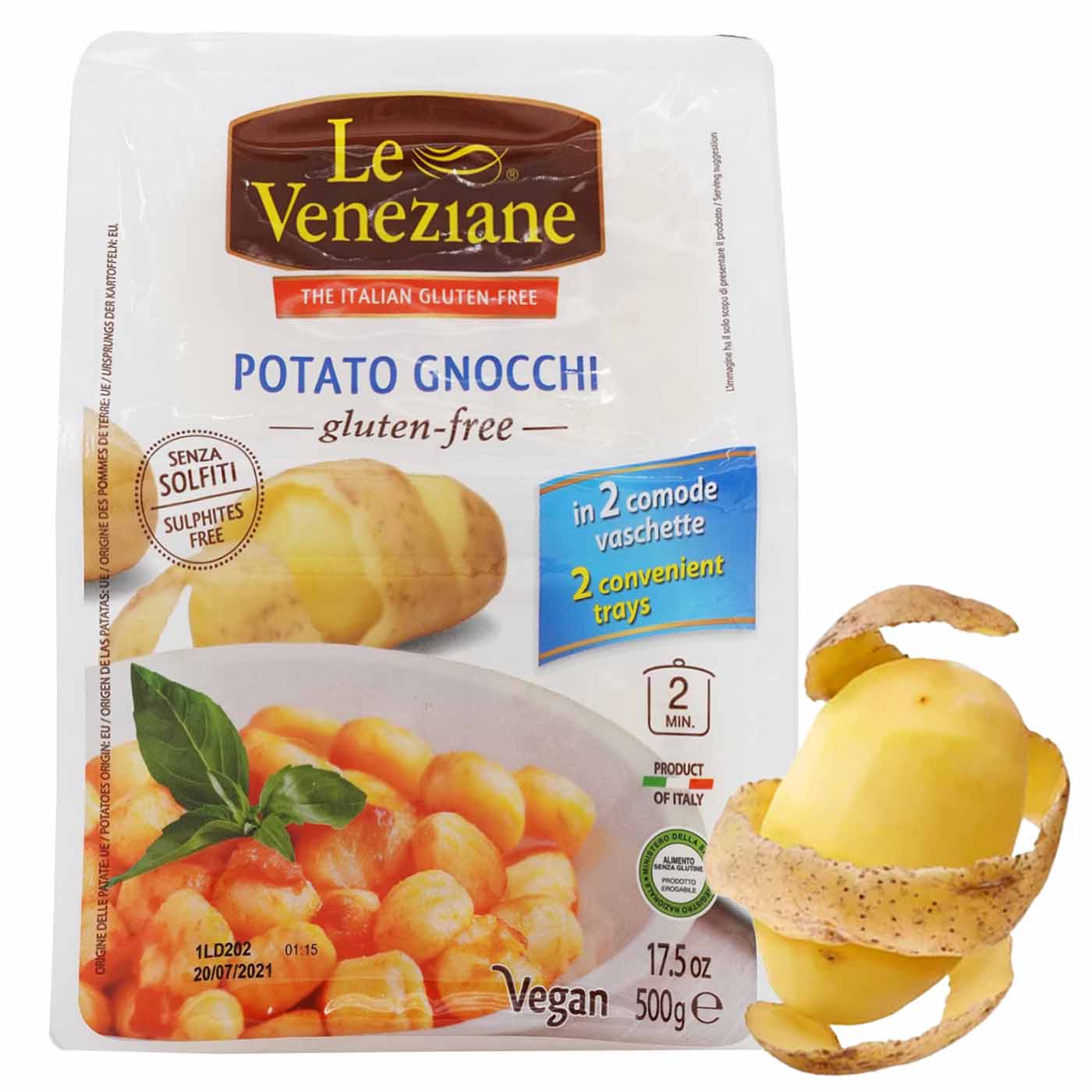 Le Veneziane Gnocchi di patate senza glutine 500g