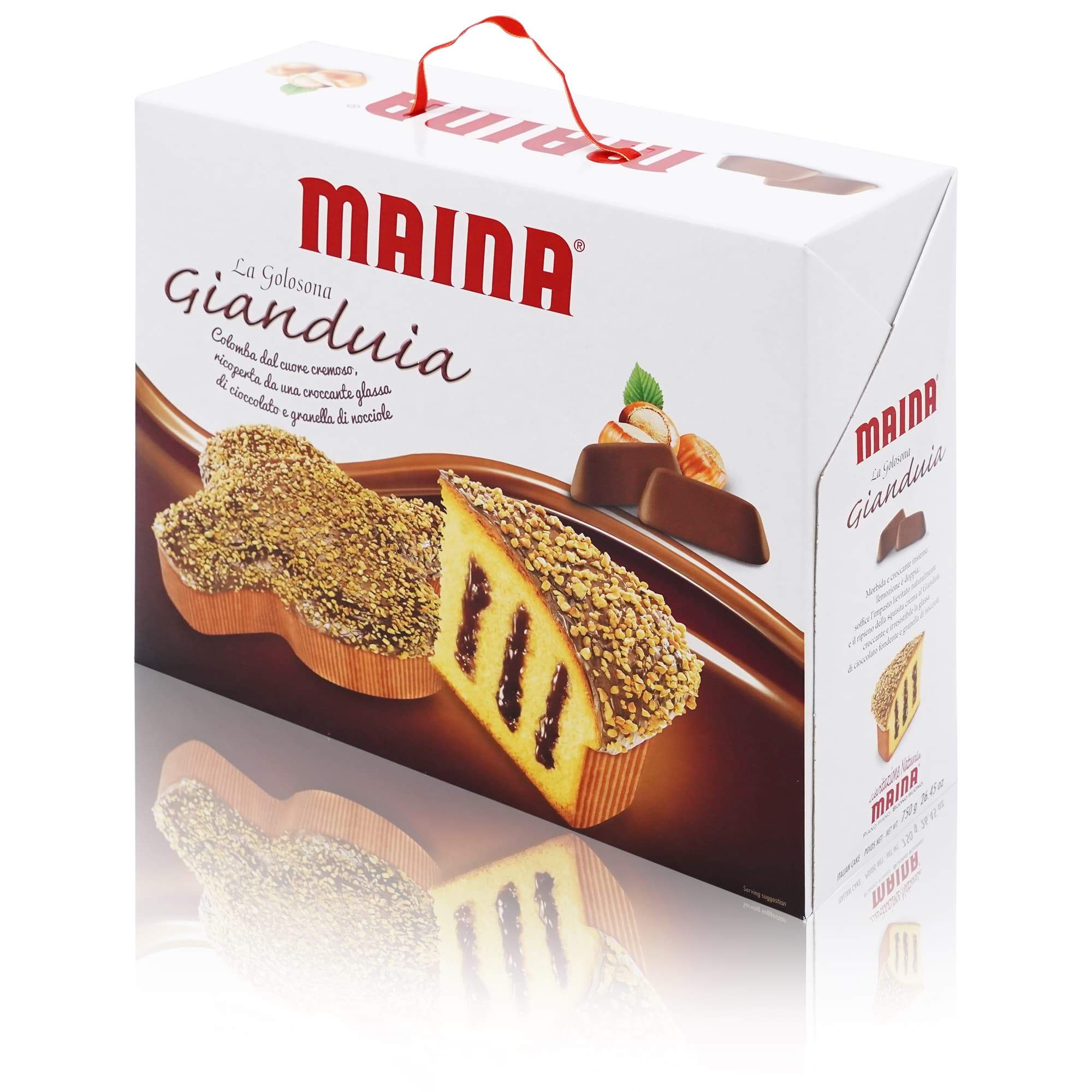 MAINA Colomba farcita al Gianduia – Osterkuchen mit Gianduja - 0,75kg