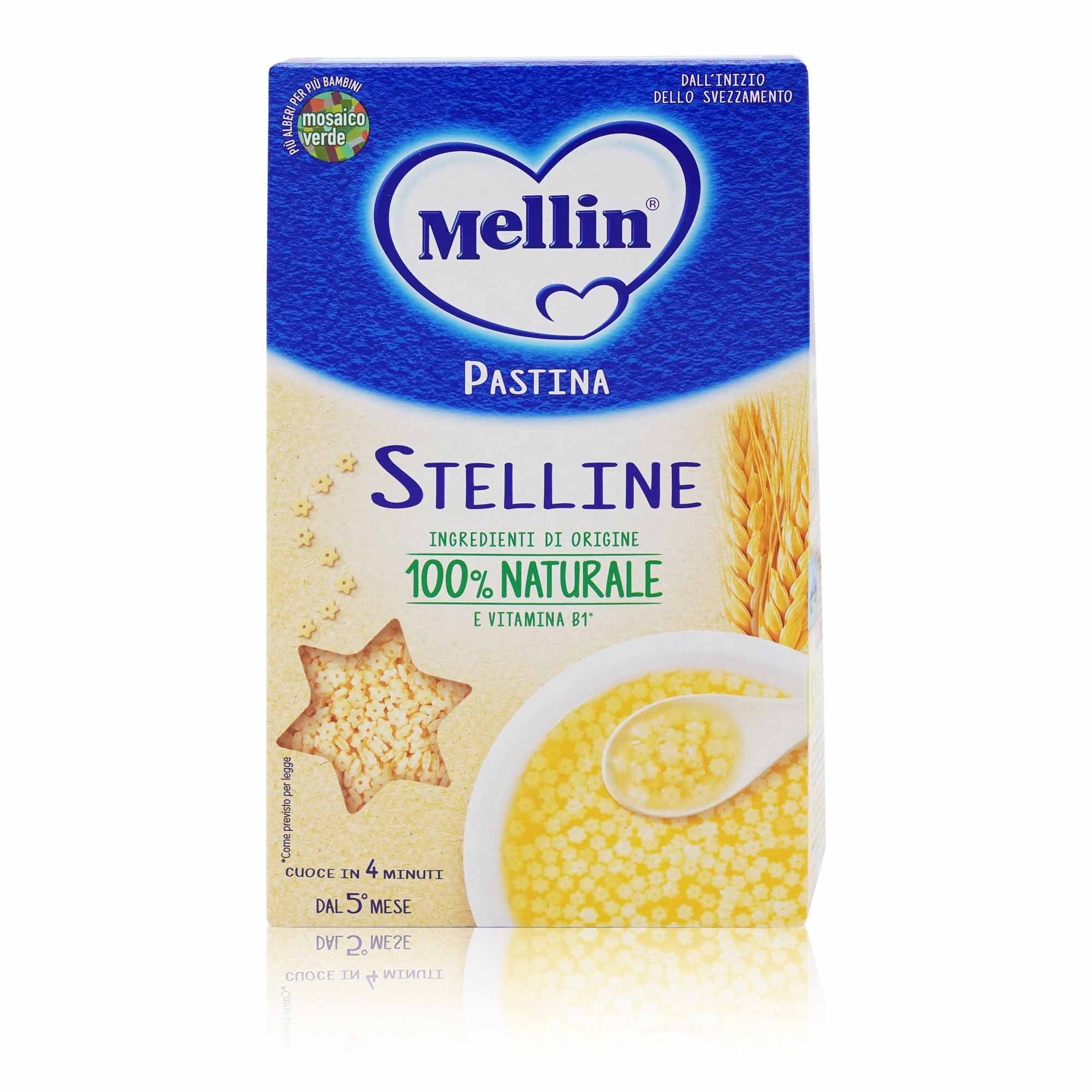 MELLIN Stelline pastina da 5 mesi – Suppennudeln Sternchen 5.Monat - 0,320kg