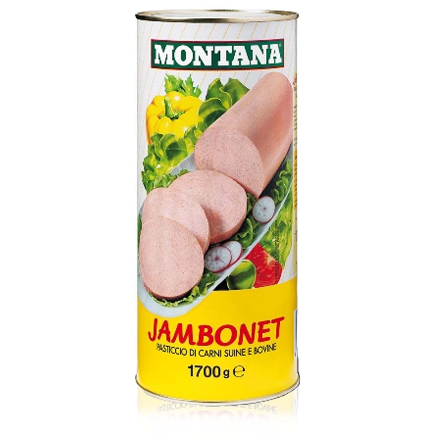 Montana Jambonet Patè Fleisch Pastete Glutenfrei - 1,7kg