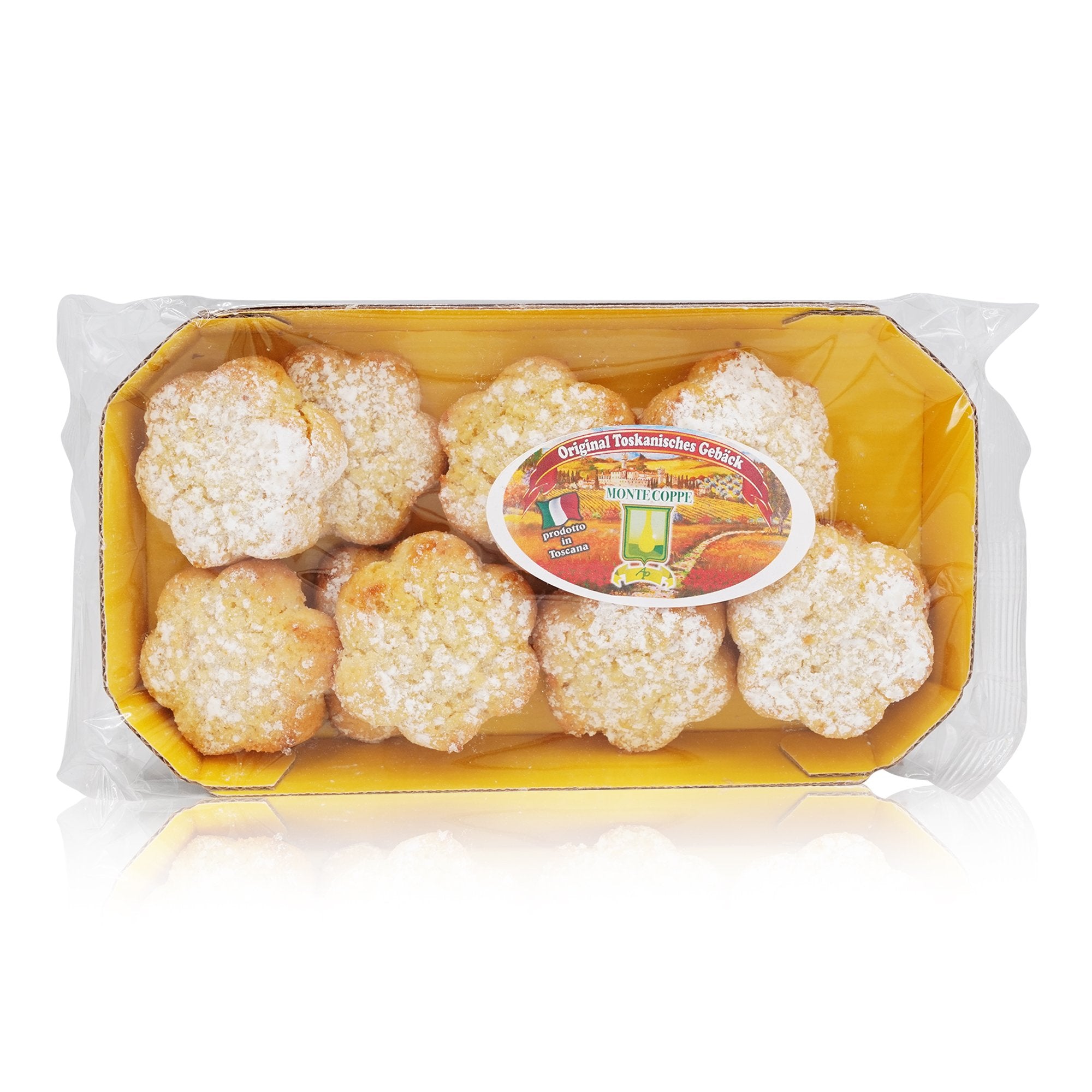 MONTE COPPE Biscotti Mandorla-Fiore – Mandelgebäck-Blume - 0,200kg