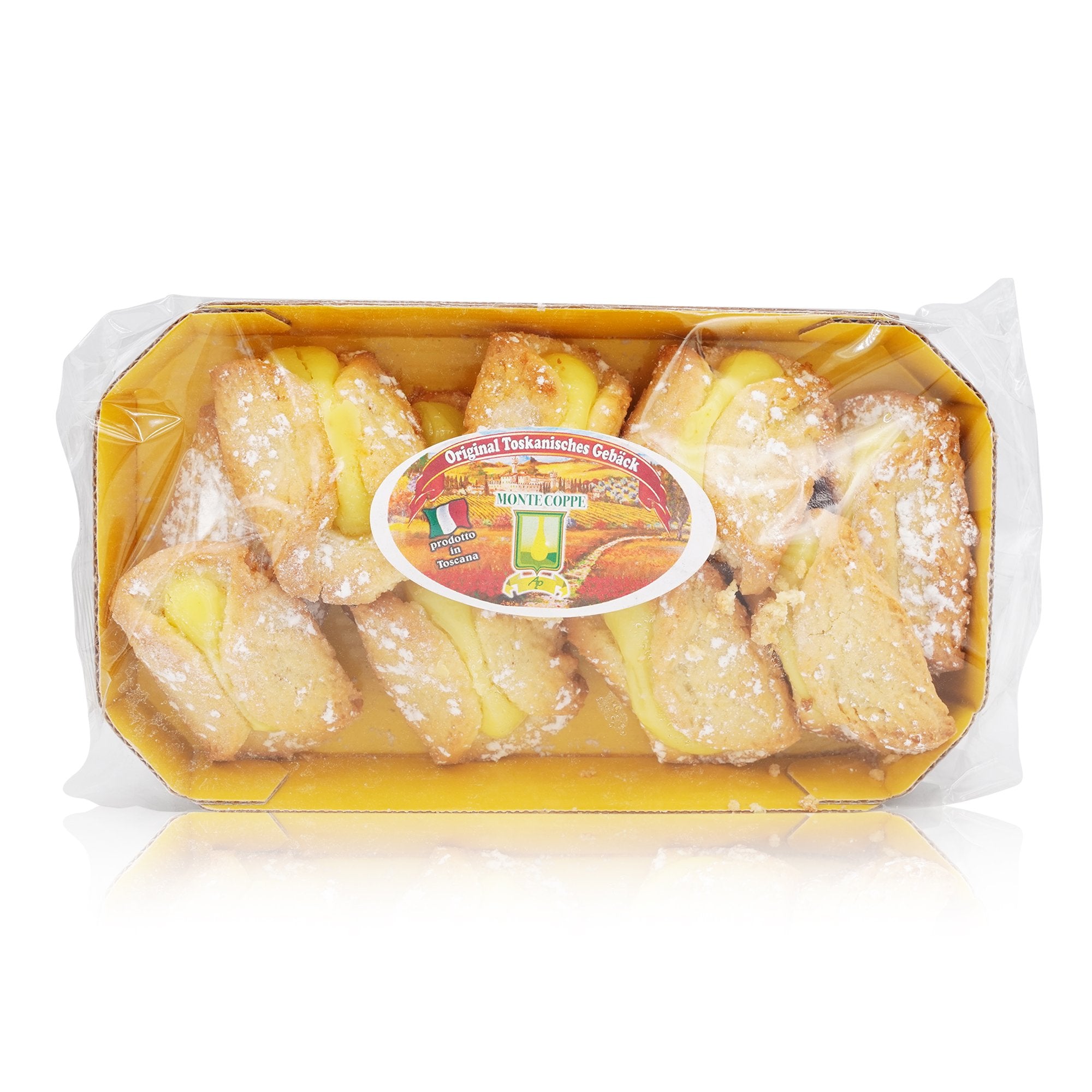 MONTE COPPE Biscotti Papillon al limone – Gebäck Papillon mit Zitrone - 0,200kg