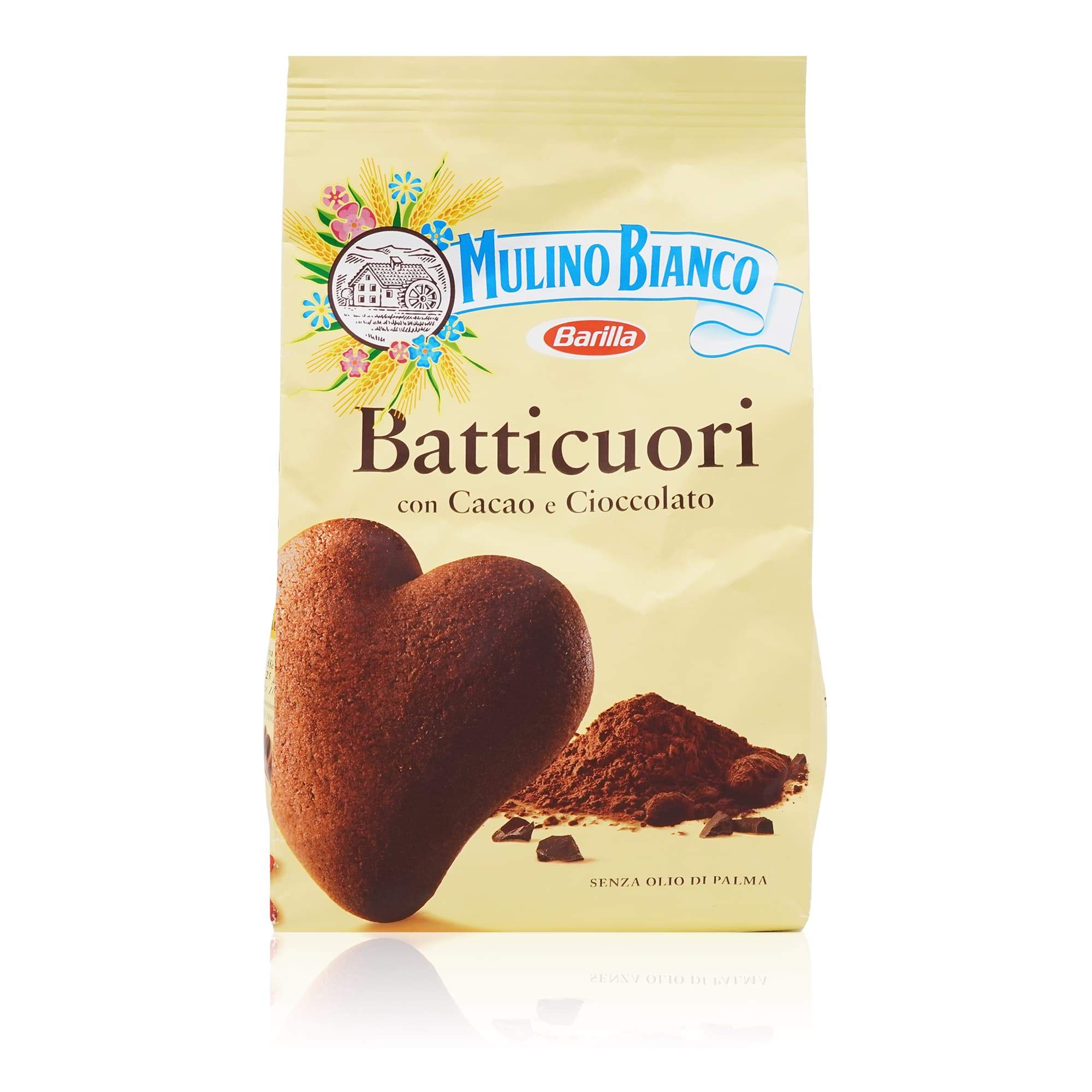 MULINO BIANCO Batticuori cacao e cioccolato – Kakao und Schokolade - 0,350kg