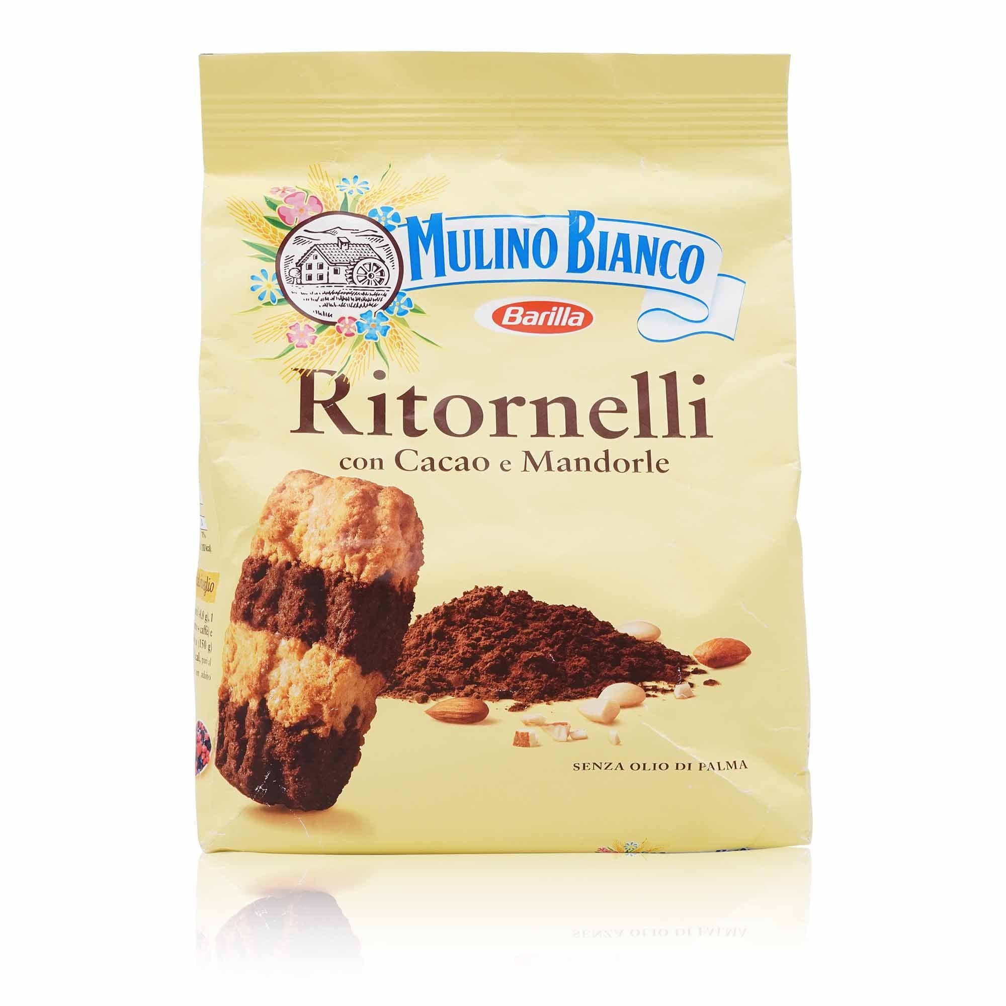 MULINO BIANCO Ritornelli Cacao e Mandorle – Schoko-Mandelkekse Ritornelli - 0,7kg