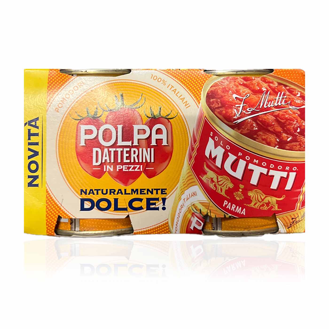 MUTTI Polpa datterini a pezzo- Datteltomatenfruchtflsich - 0,6kg