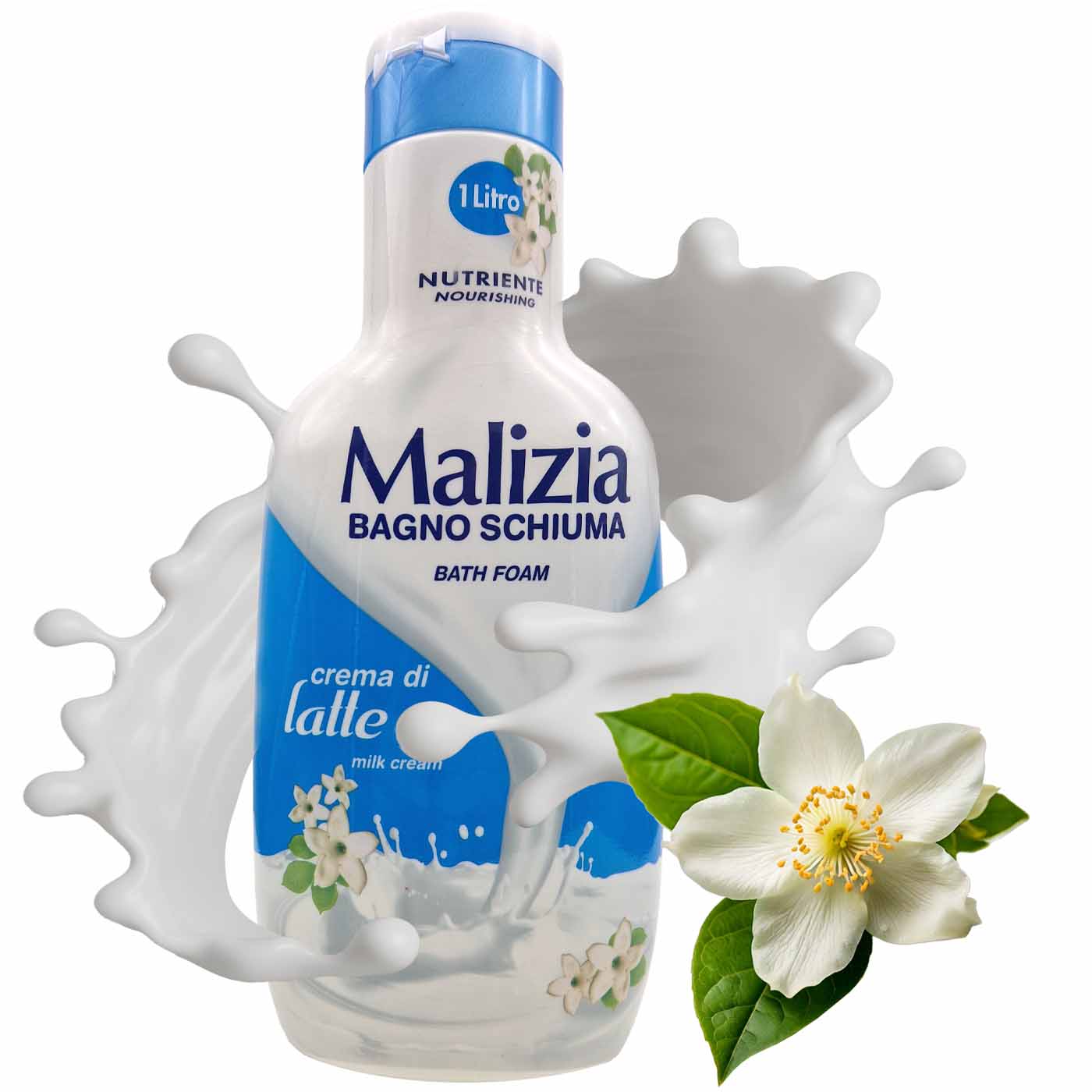 Malizia Bagno Schiuma Latte 1l