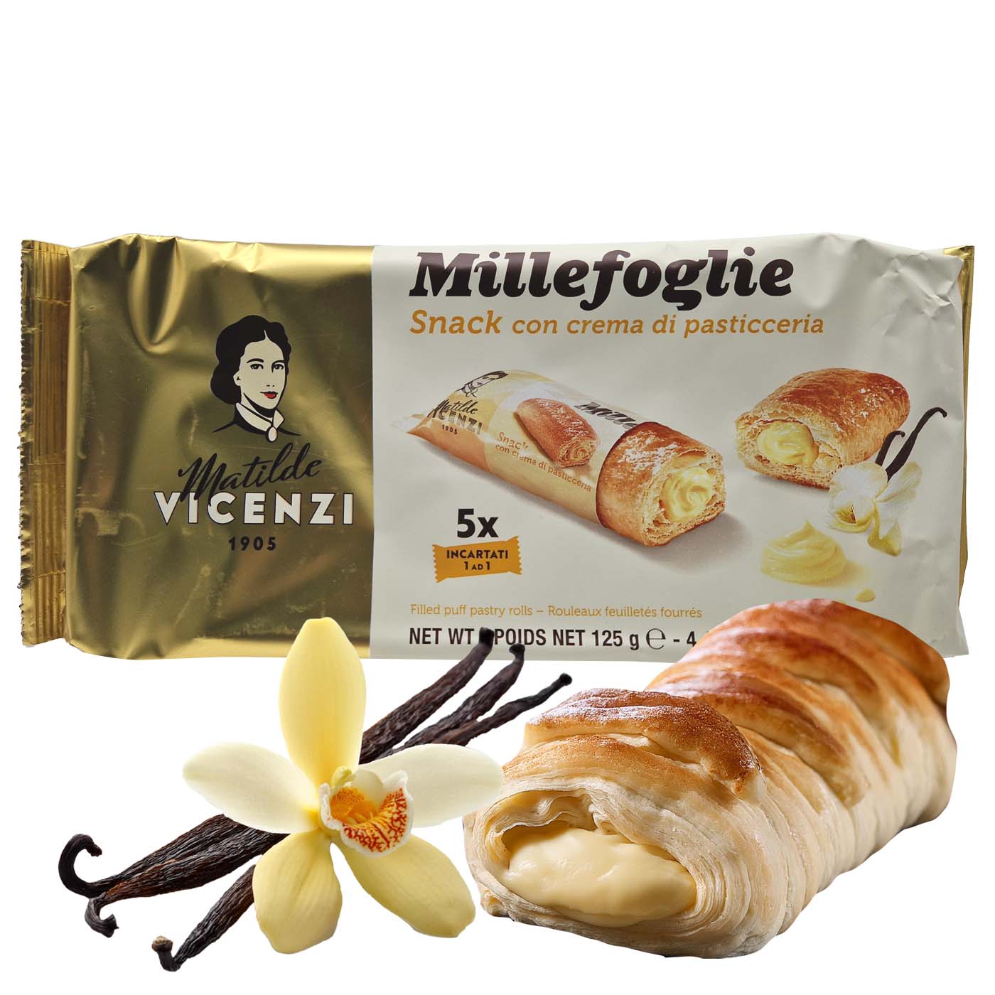 Matilde Vicenzi Blätterteiggebäck 5x 25g