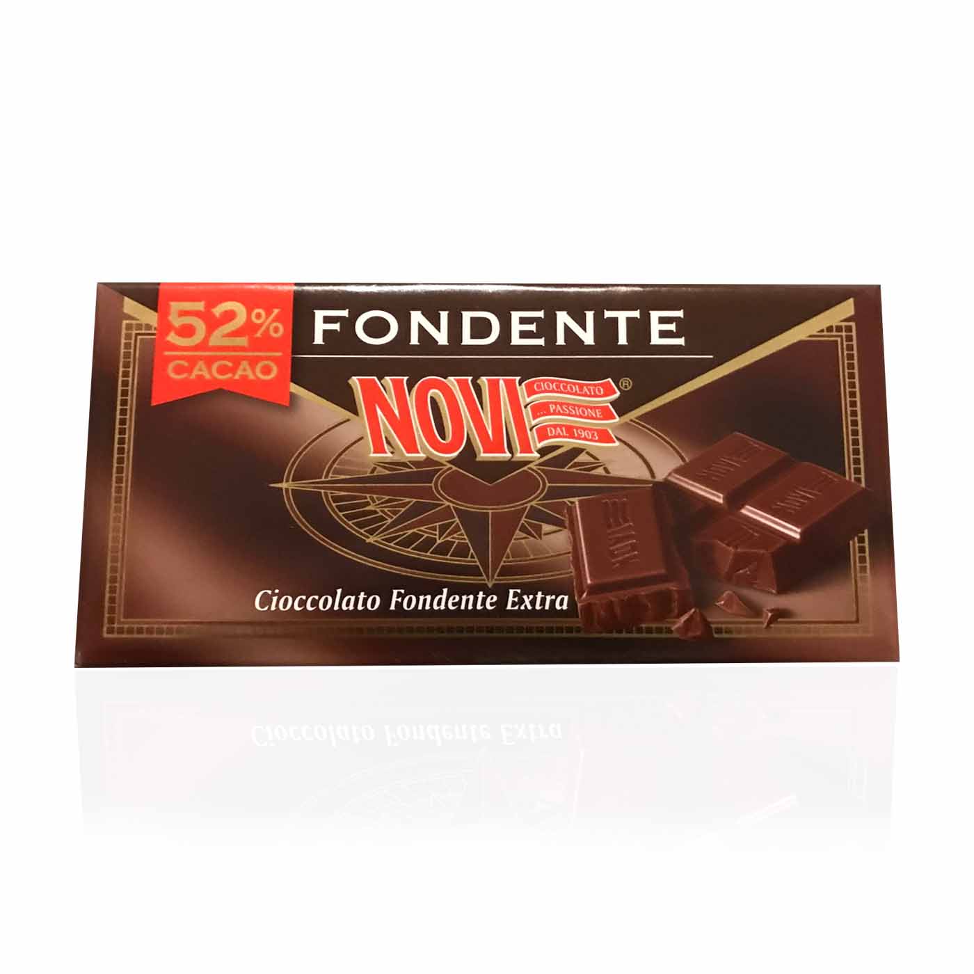 NOVI Cioccolato Fondente- Zartbitterschokolade- 0,100kg