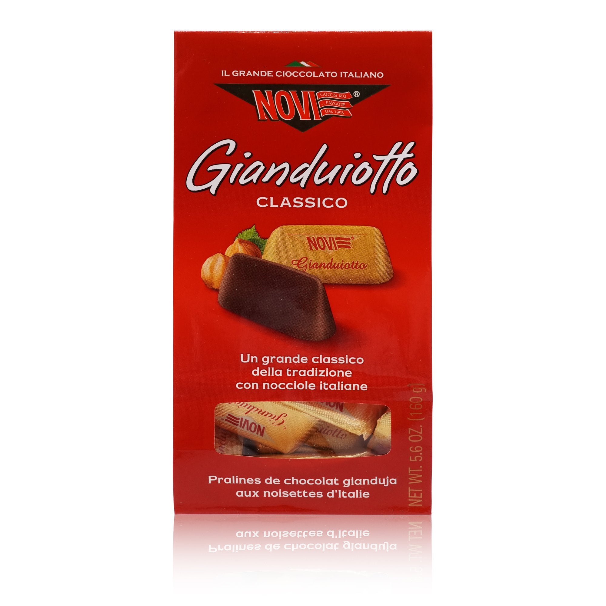 NOVI Gianduiotto Classico – Gianduiotto Nougatpraline - 0,160kg