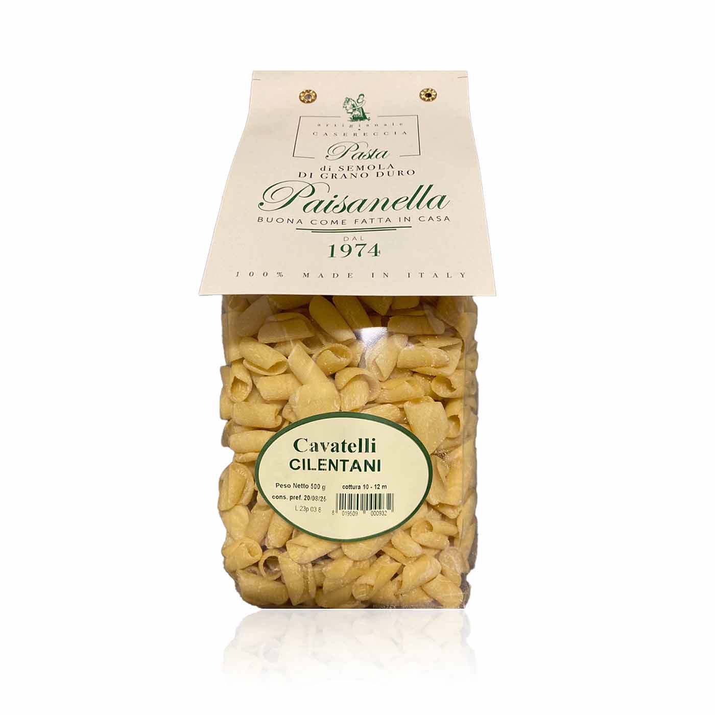 PAISANELLA - Cavatelli Clentani - 0,5kg