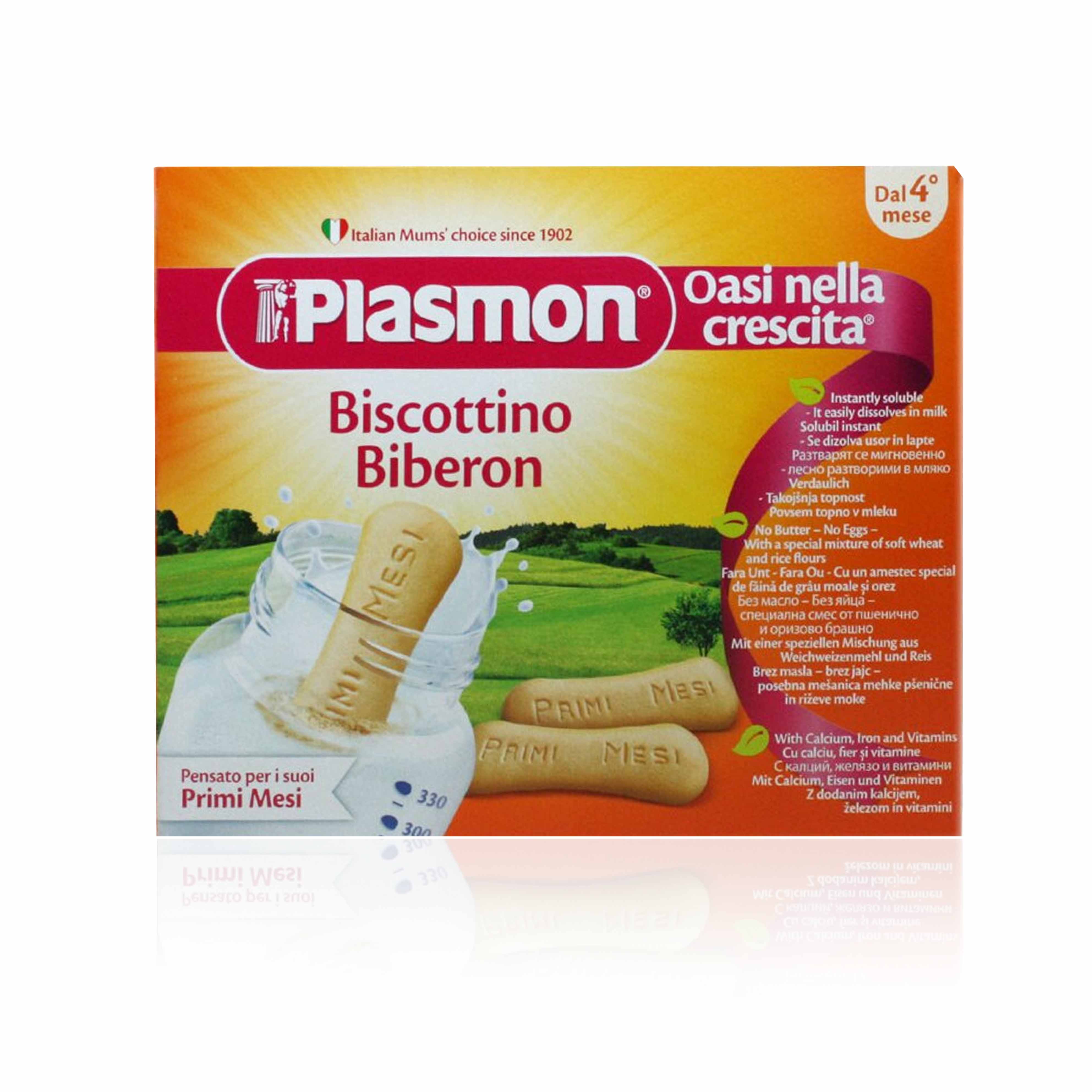 PLASMON Biscotti Primi mesi- Babykekse ab 4.Monat - 0,6kg