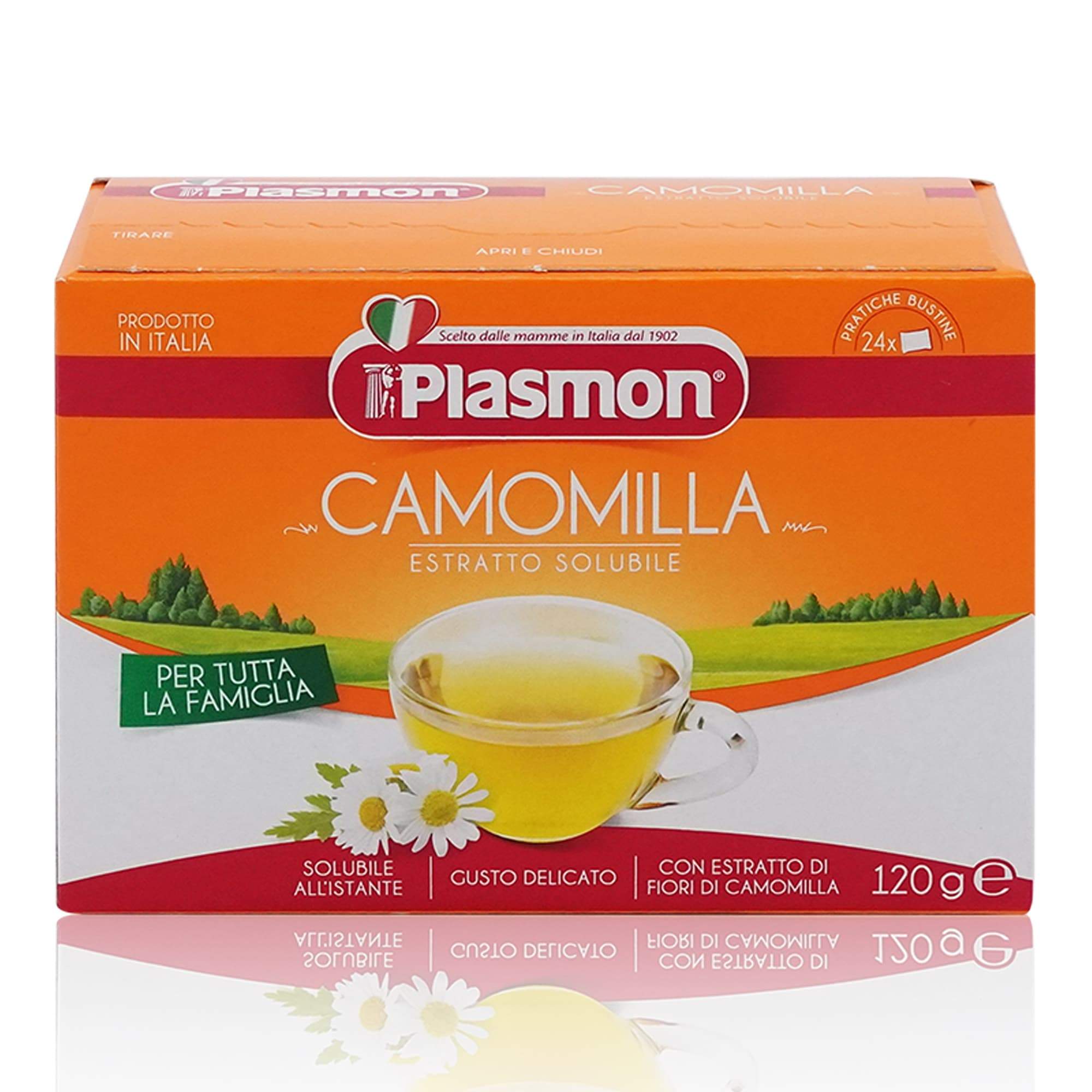PLASMON Camomilla istantanea – Kamillentee Instant - 0,120kg