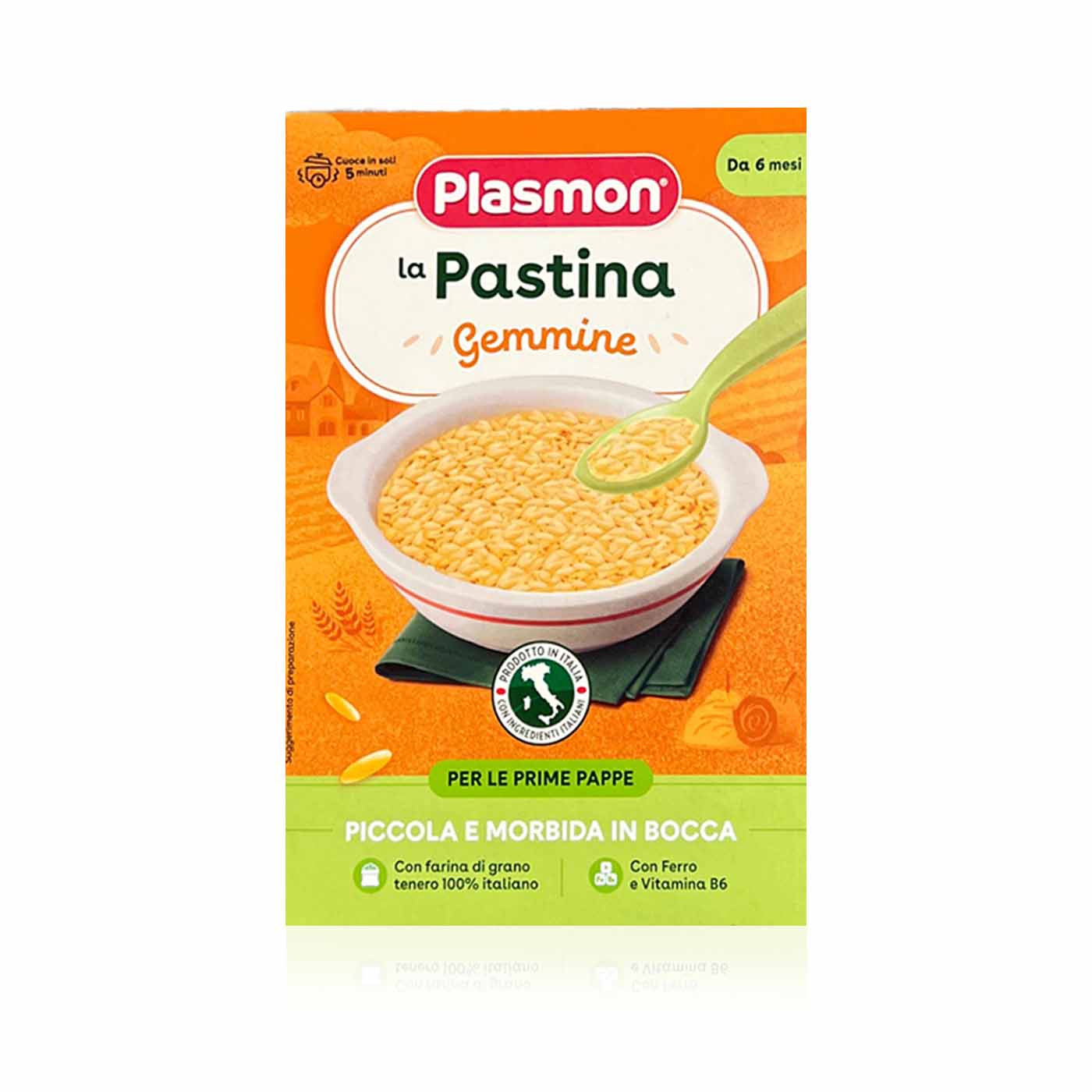 PLASMON Pastina Sabbiolina – Suppennudeln für KINDER "Sabbiolina" - 0,3kg