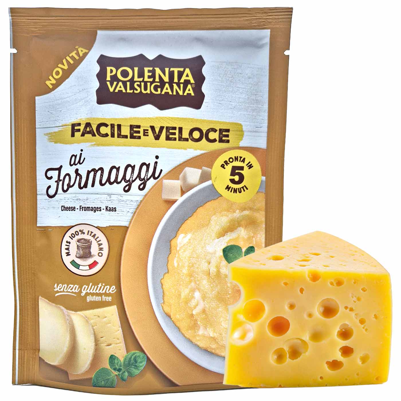 Polenta Valsugana ai Formaggi 80g