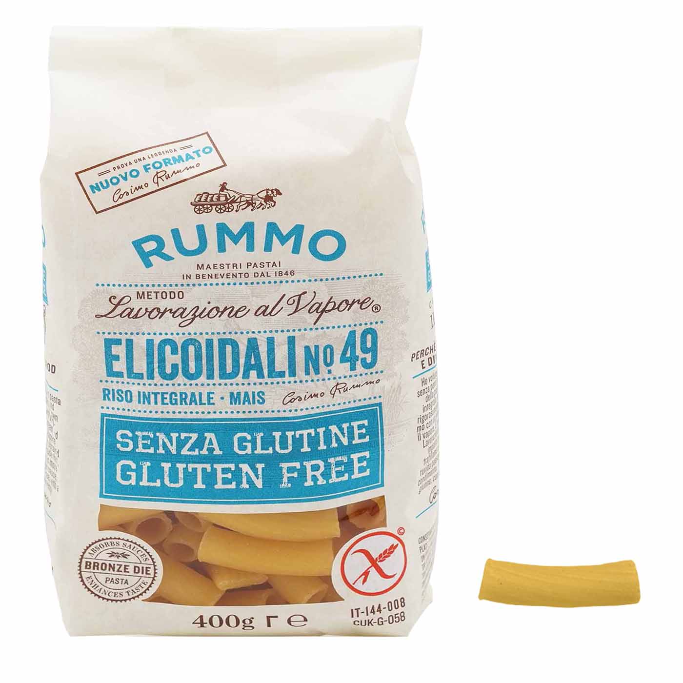 Rummo Elicoidali N° 49 senza glutine 400g