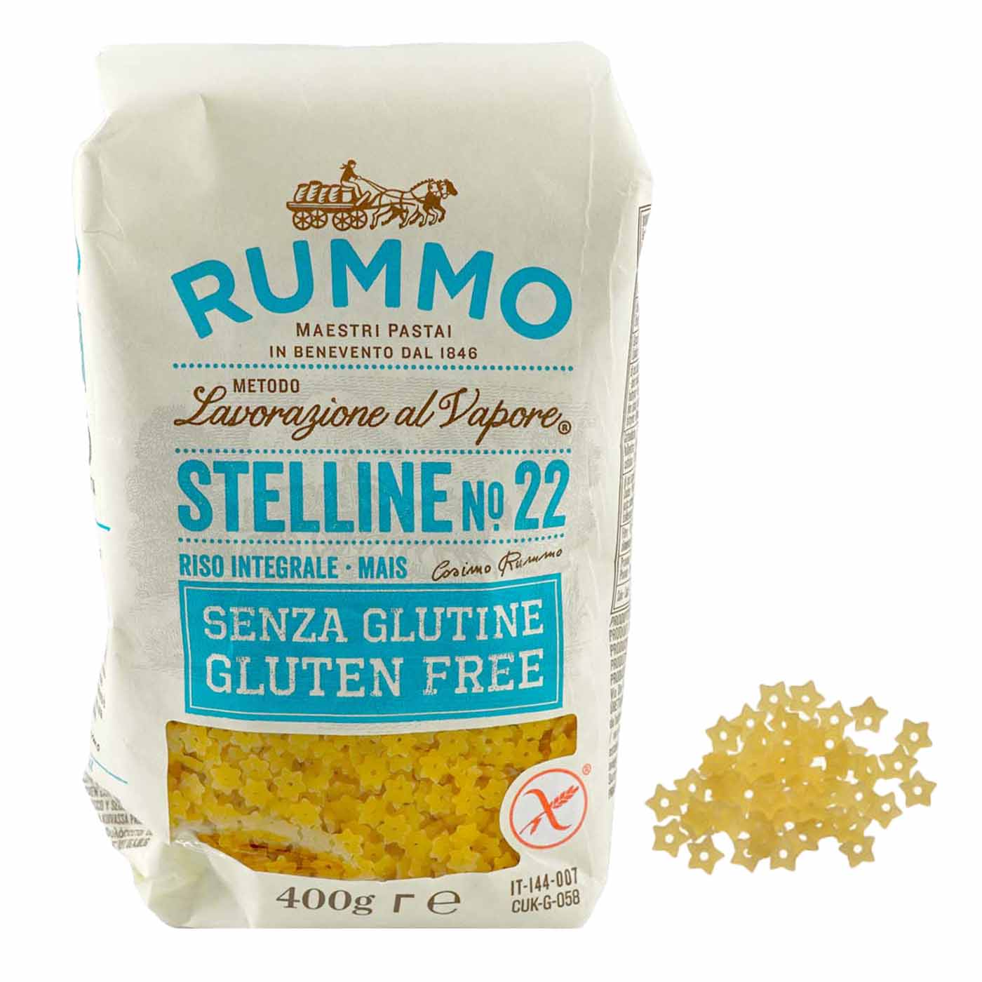 Rummo Stelline N° 22 senza glutine 400g