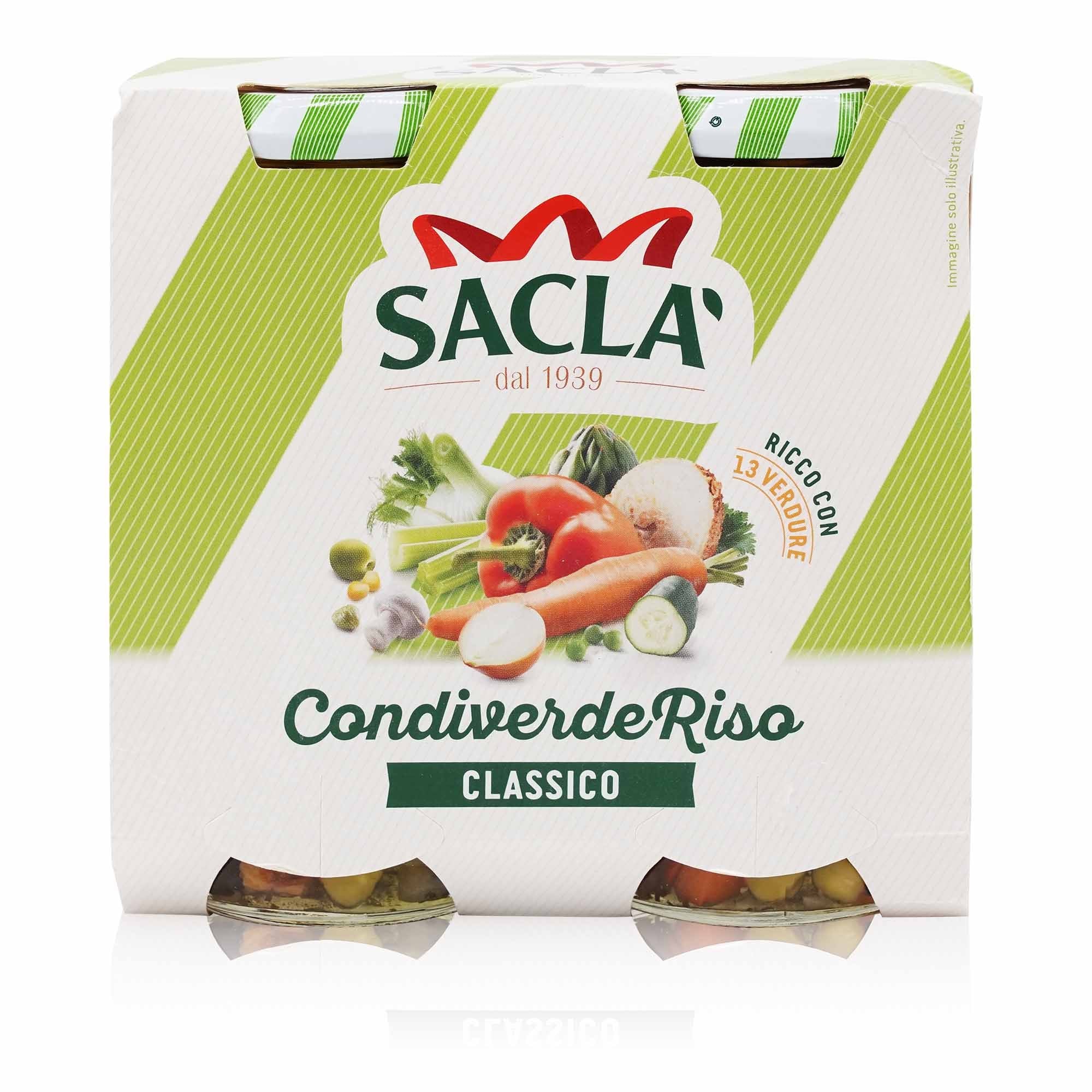 SACLÀ Condiverde Riso Classico – Gemüsemix für Reissalat - 0,58kg
