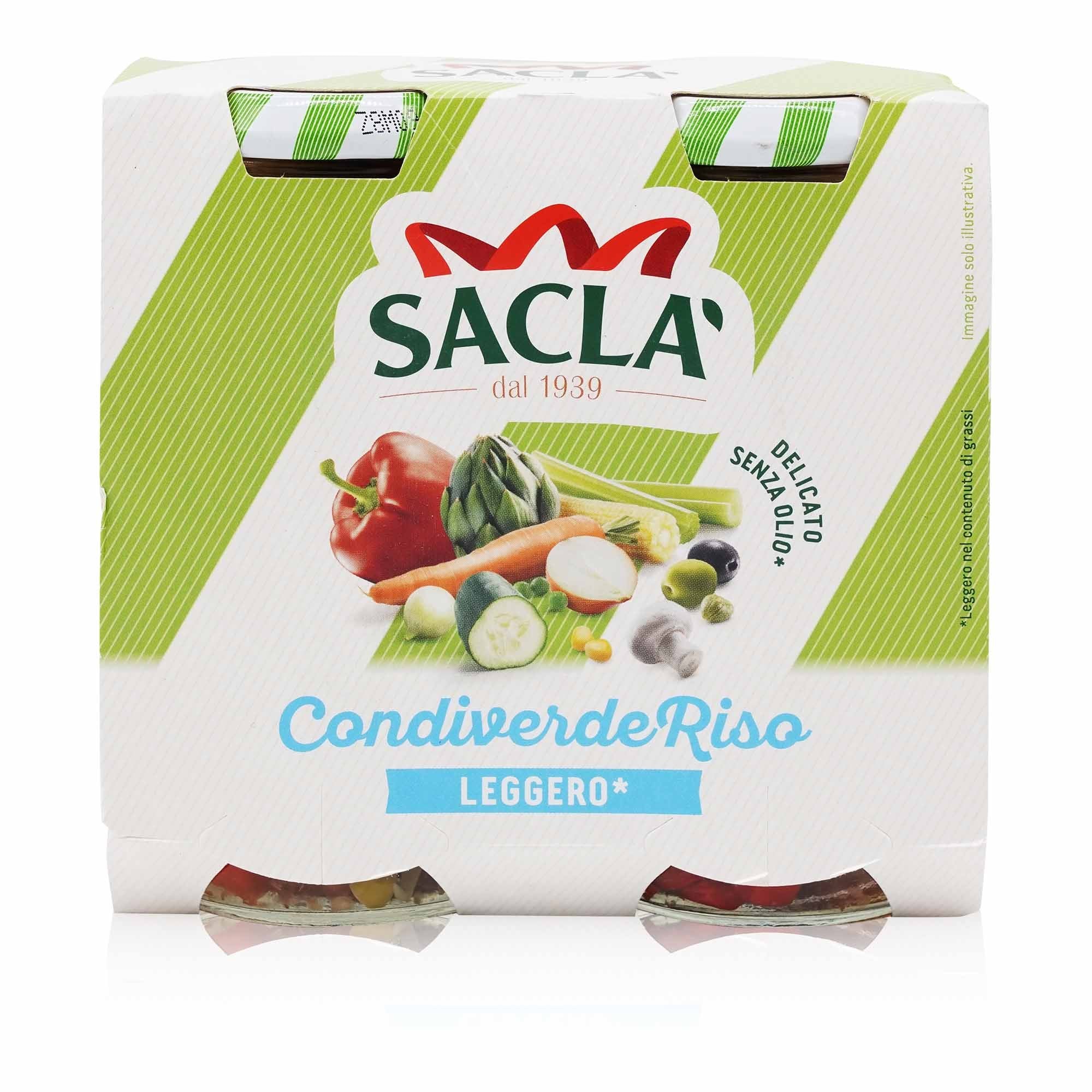 SACLÀ Condiverde Riso Leggero – Gemüsemix leicht für Reissalat - 0,58kg