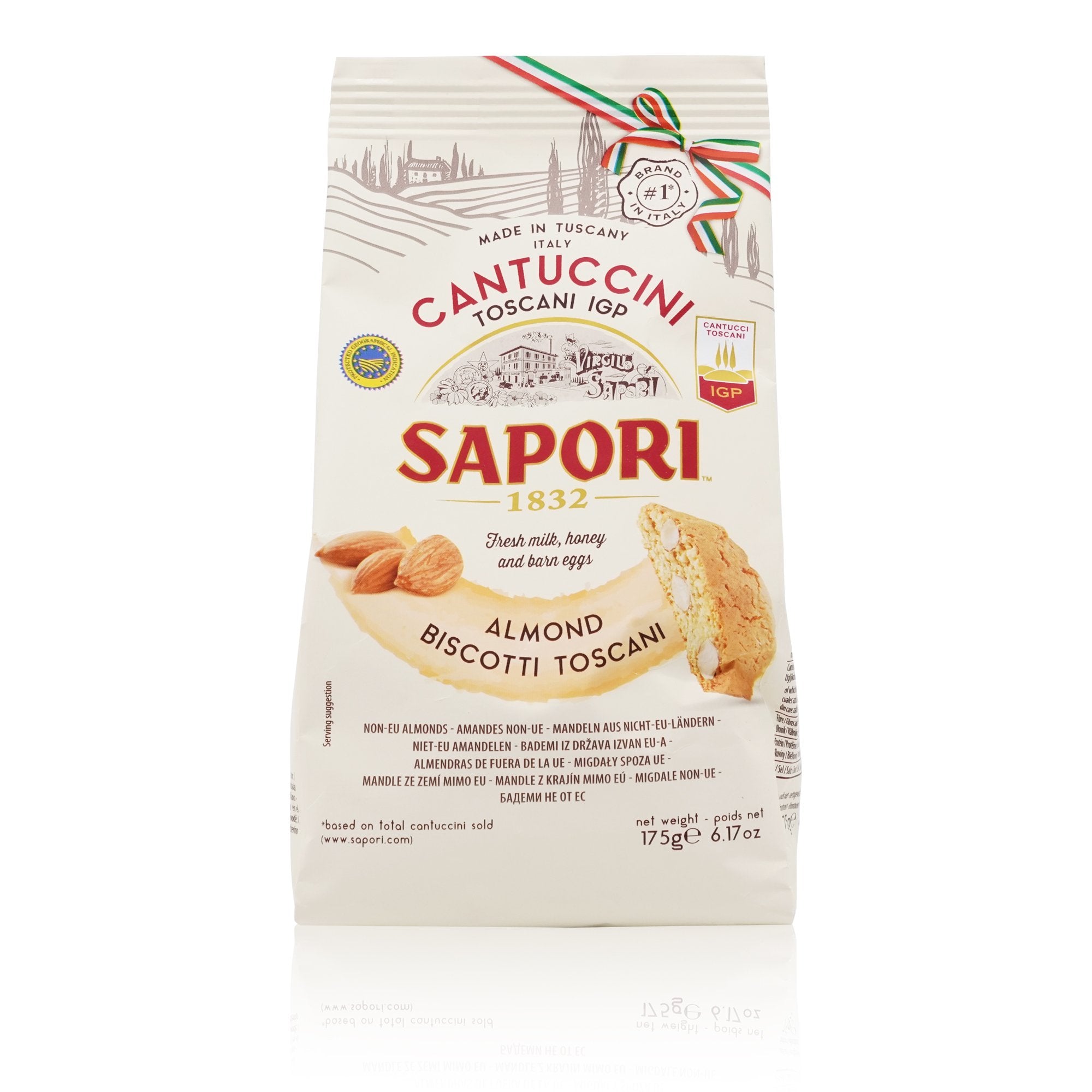 SAPORI Cantuccini Mandorle Toskani – Cantuccini mit Mandeln - 0,175kg