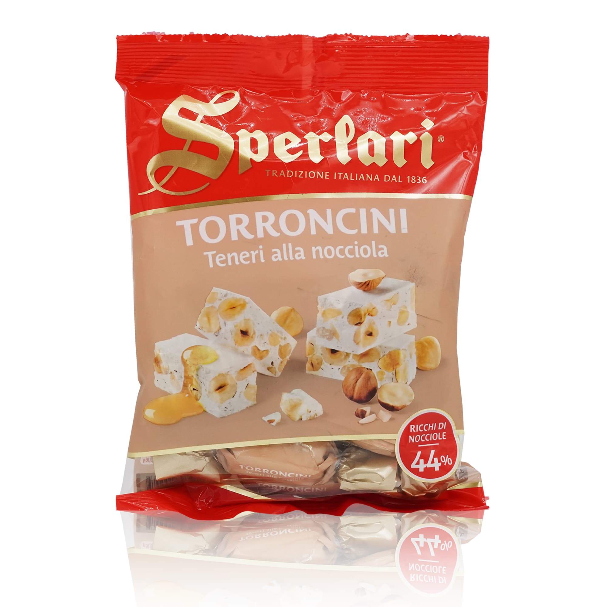 SPERLARI Torroncini teneri alla nocciola – Nougatpralinen Torroncini - 0,117kg