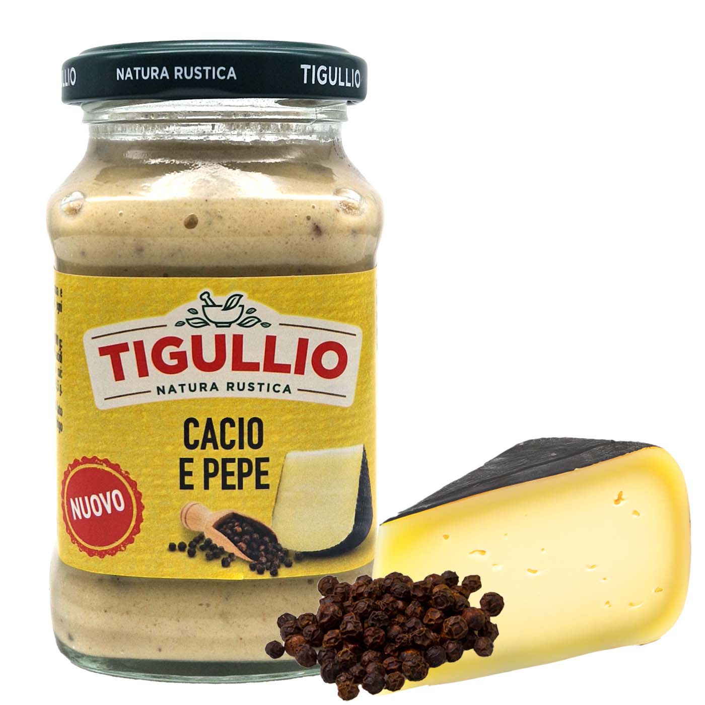 Tigullio Pesto Pecorino-Käse und schwarzem Pfeffer 185g